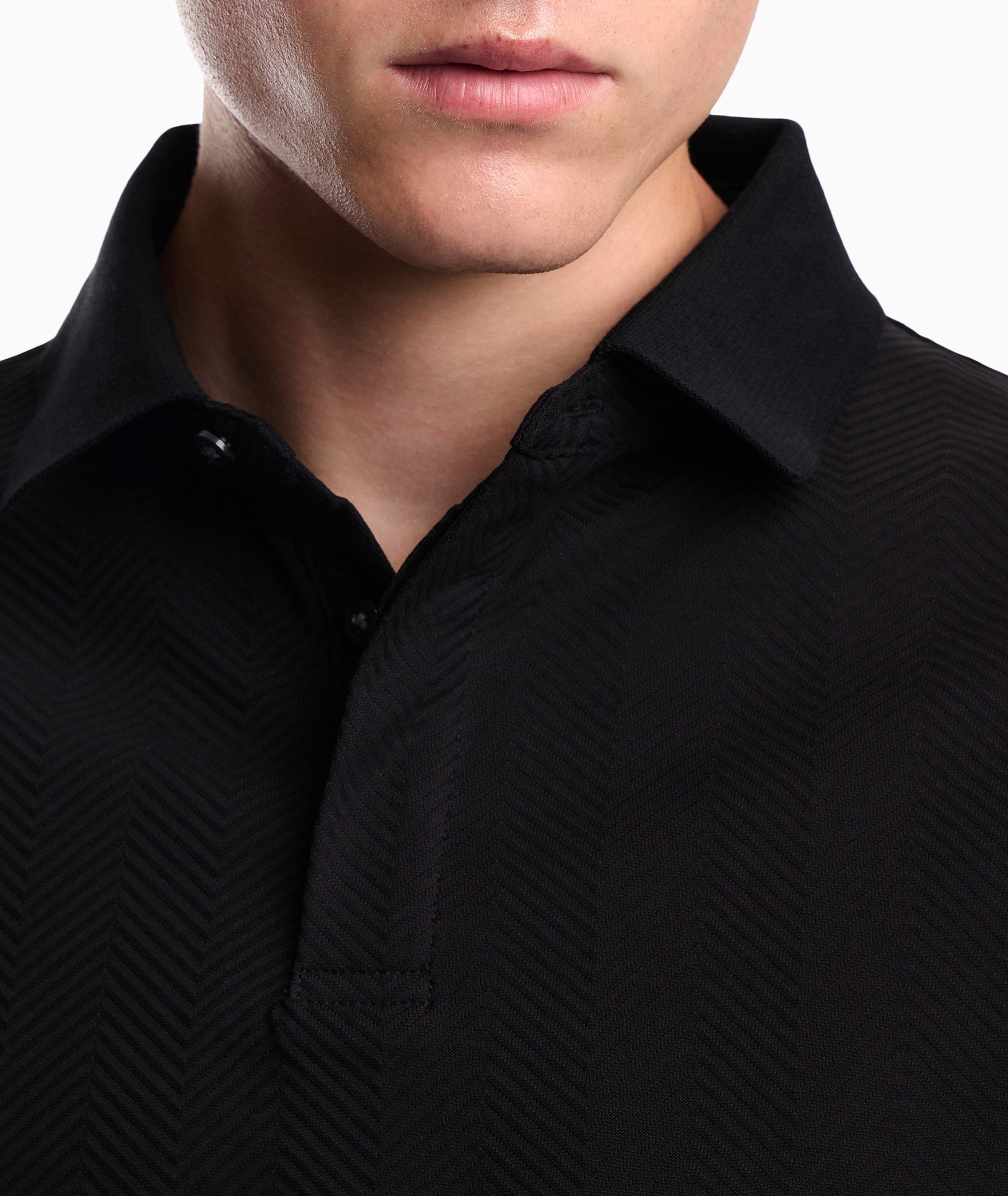 Jacquard Jersey Polo image 4