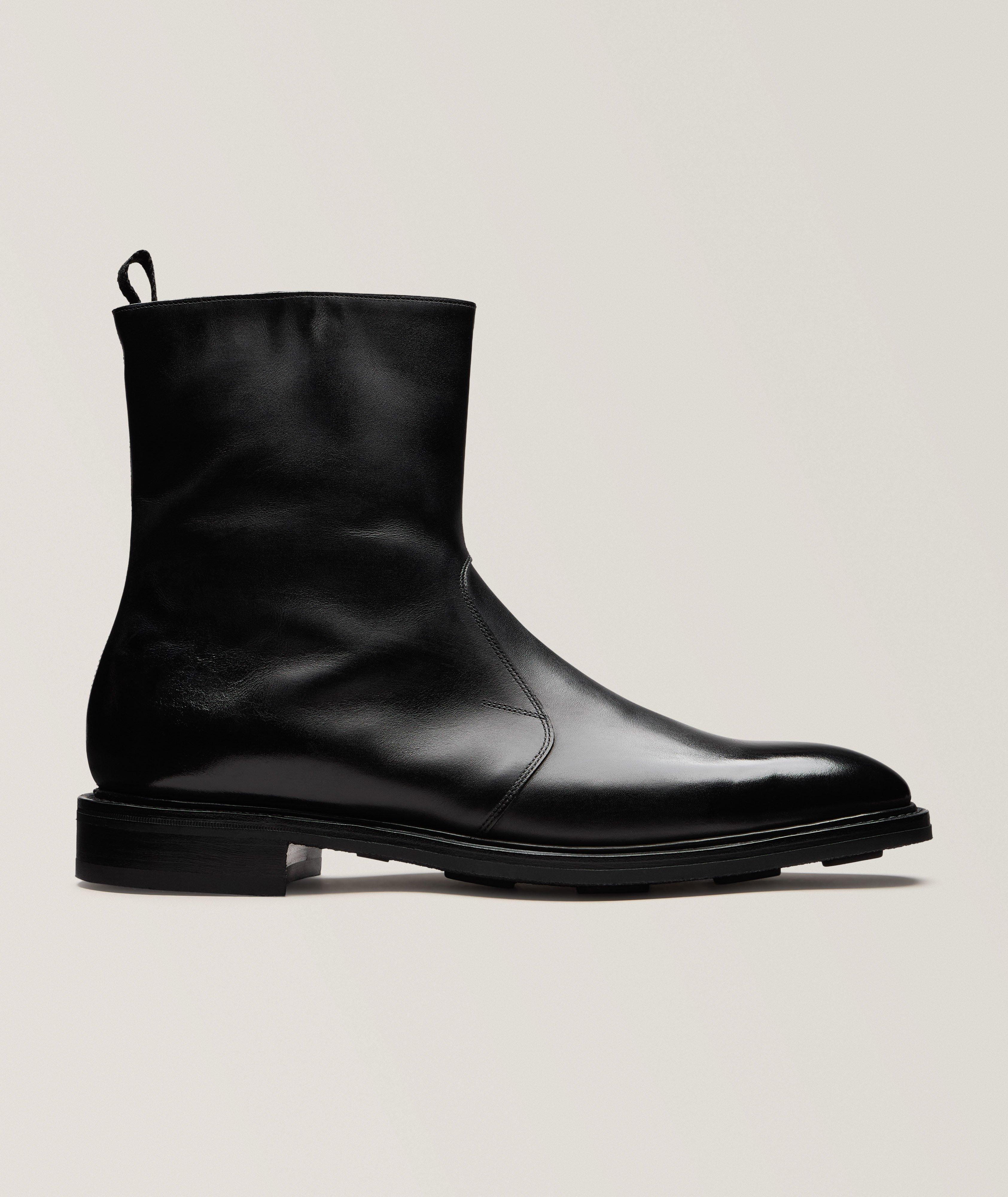 Bottes Chelsea zippée en cuir Regi image 0