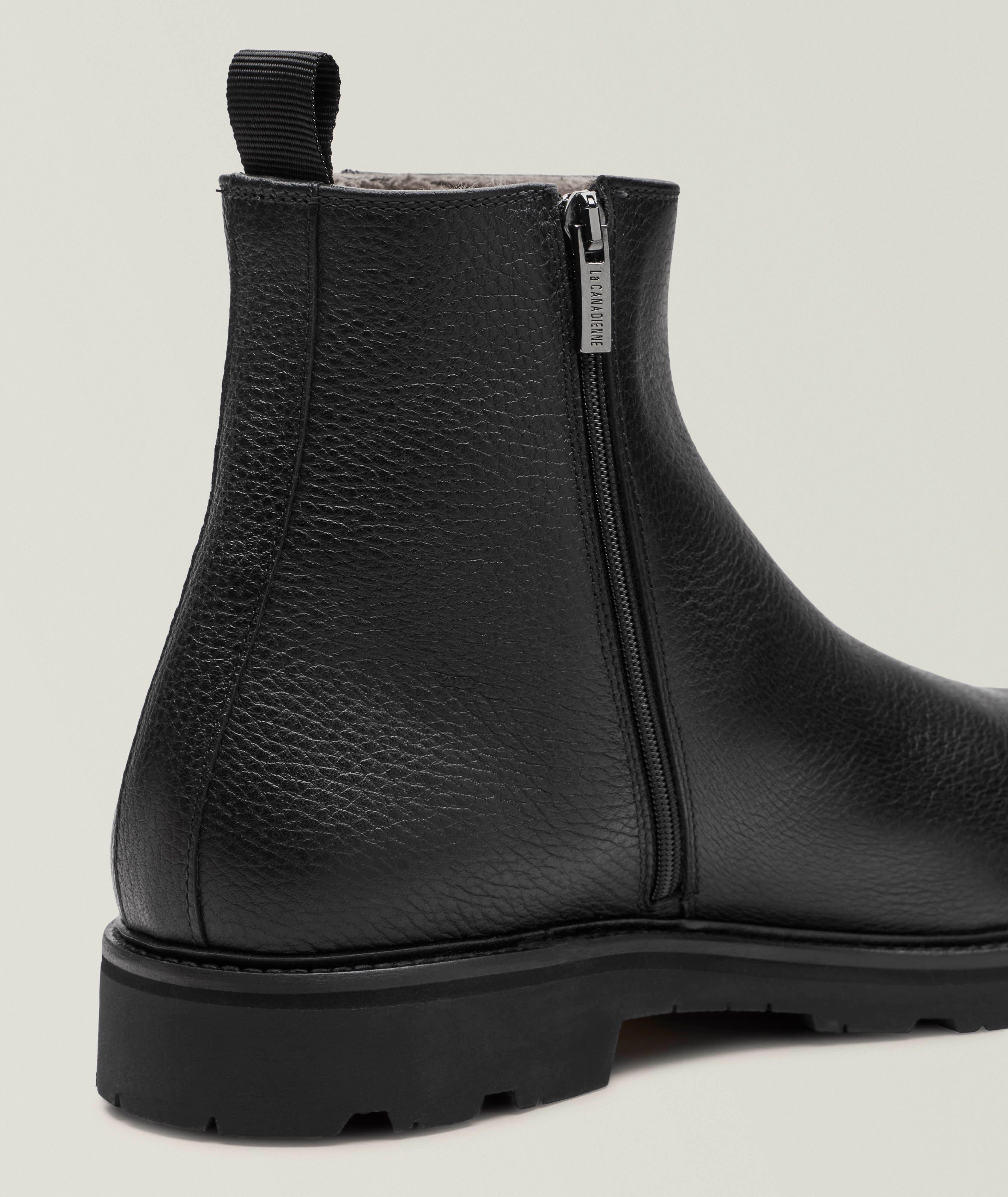 Lukas Shearling-Lined Leather Boots  image 2