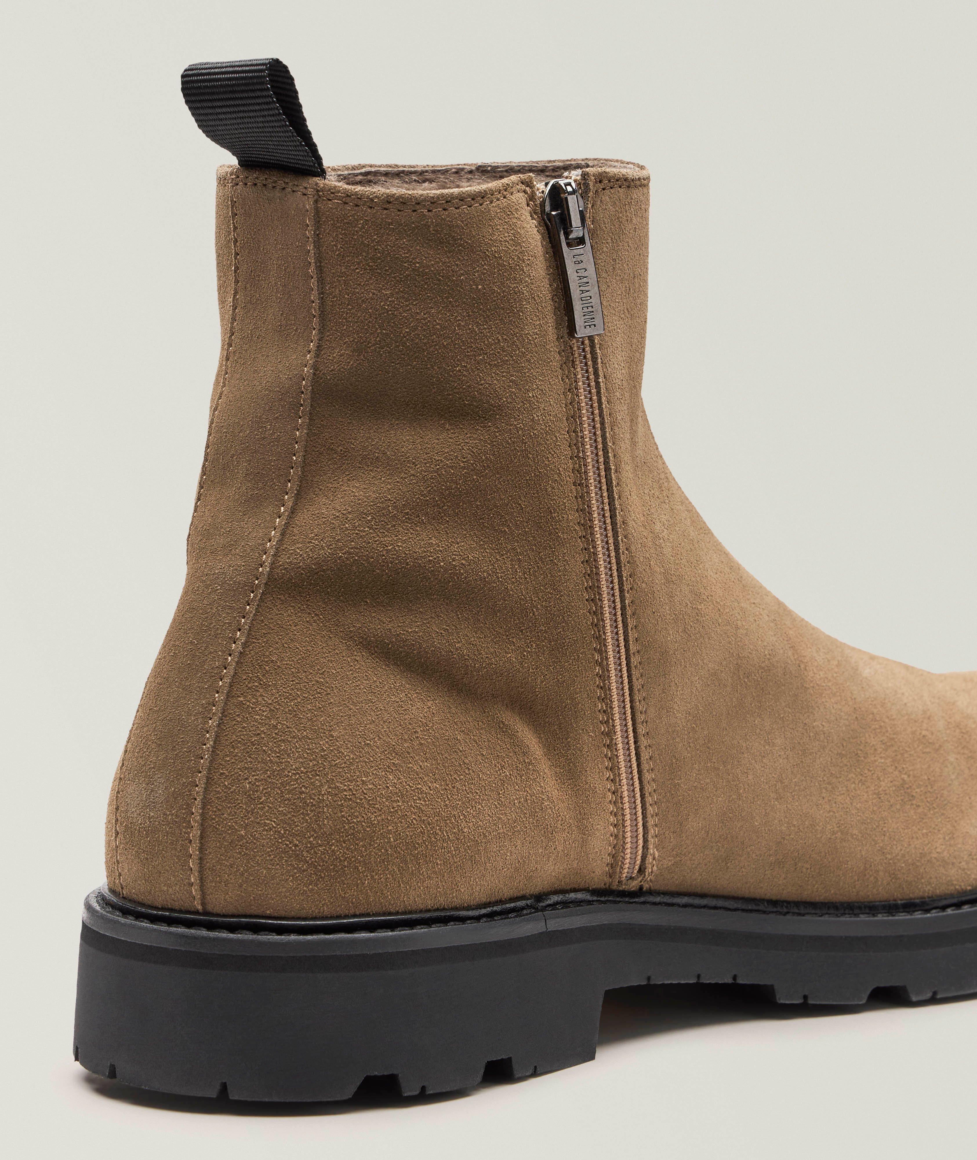 Lukas Shearling-Lined Suede Boots  image 2