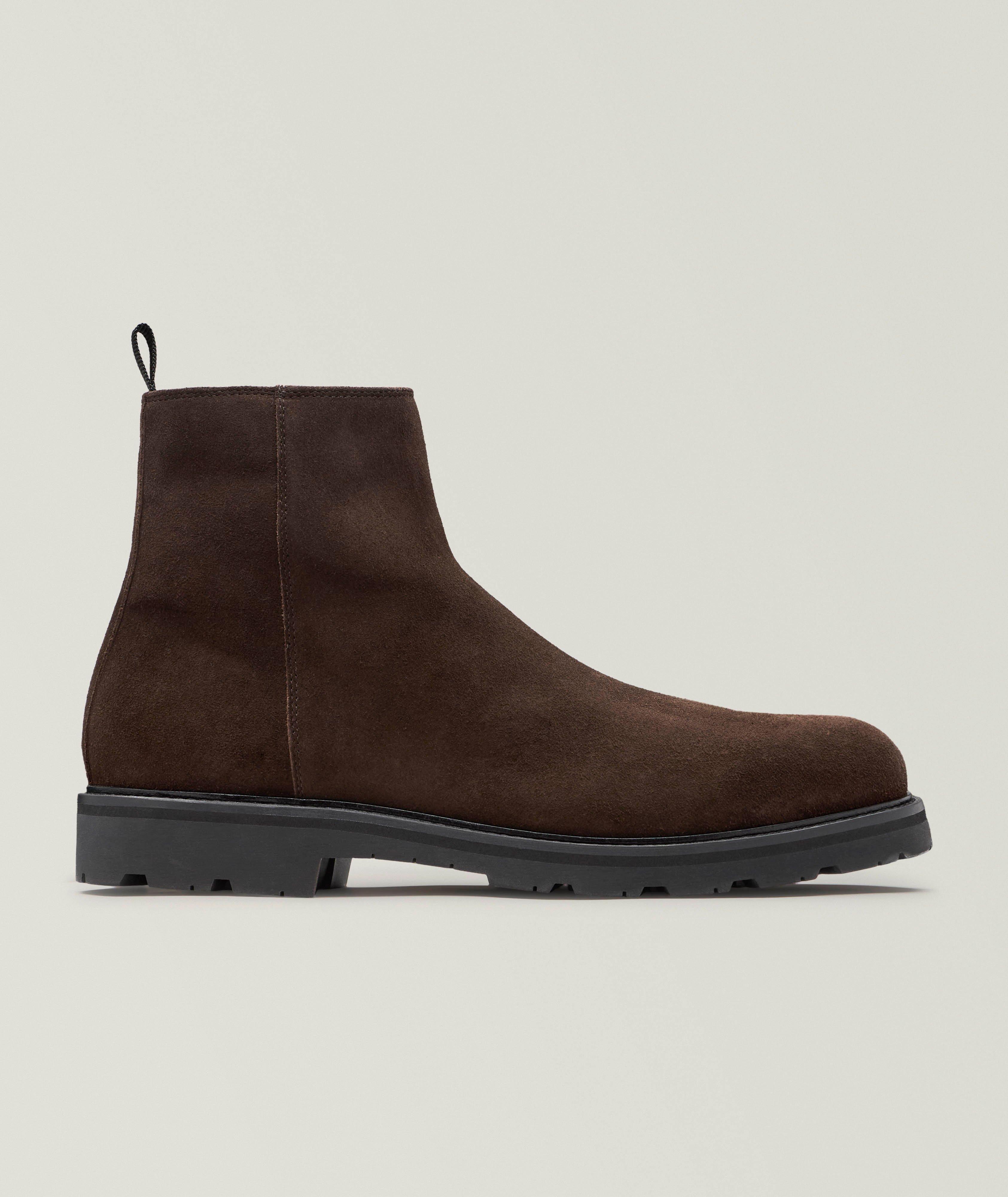 La Canadienne Lukas Shearling-Lined Suede Boots 