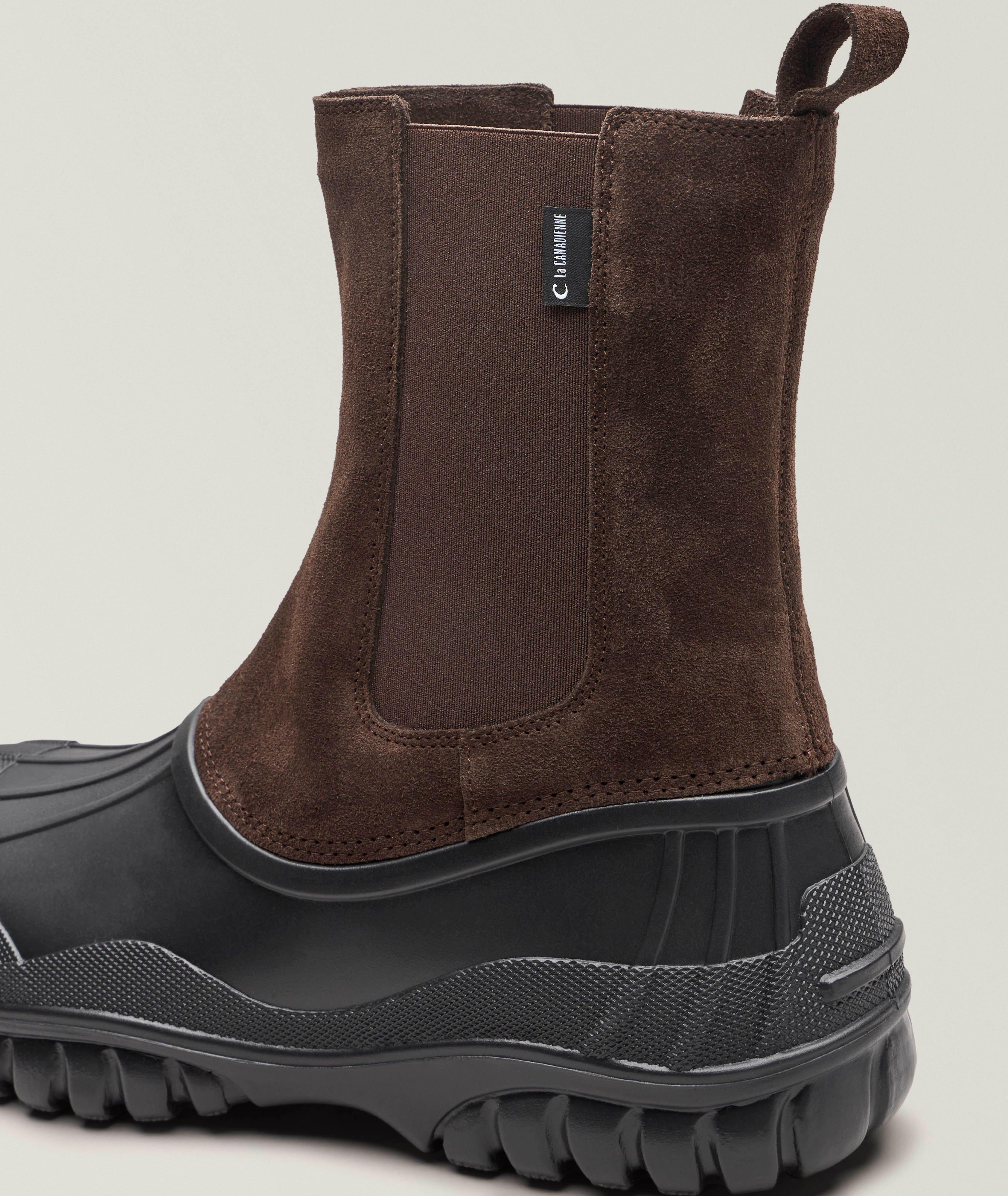 Parsenn Shearling-Lined Suede Duck Boots image 1