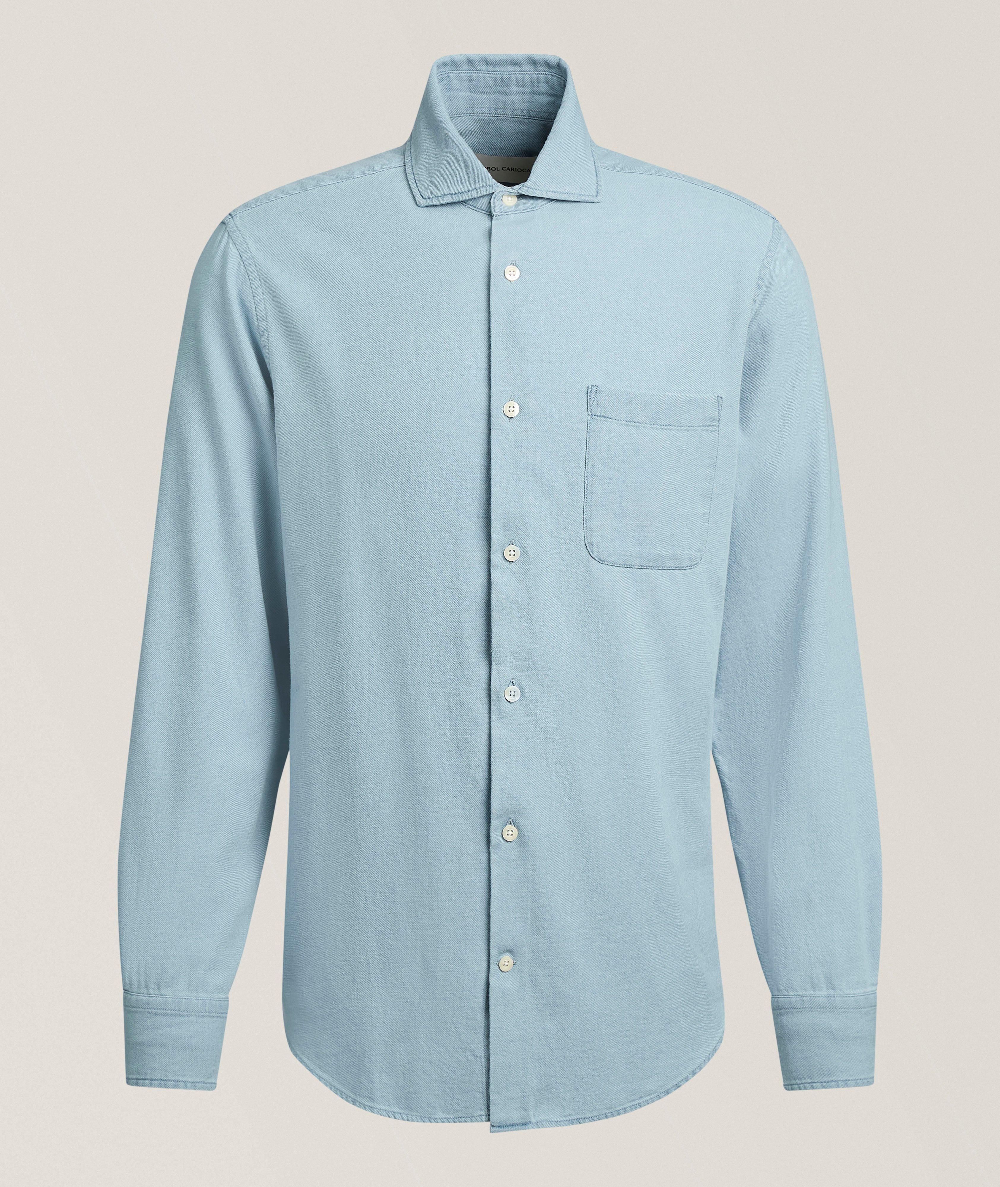 Frescobol Carioca FC LS LT DNM BLU EMILIO CTTN SHRT