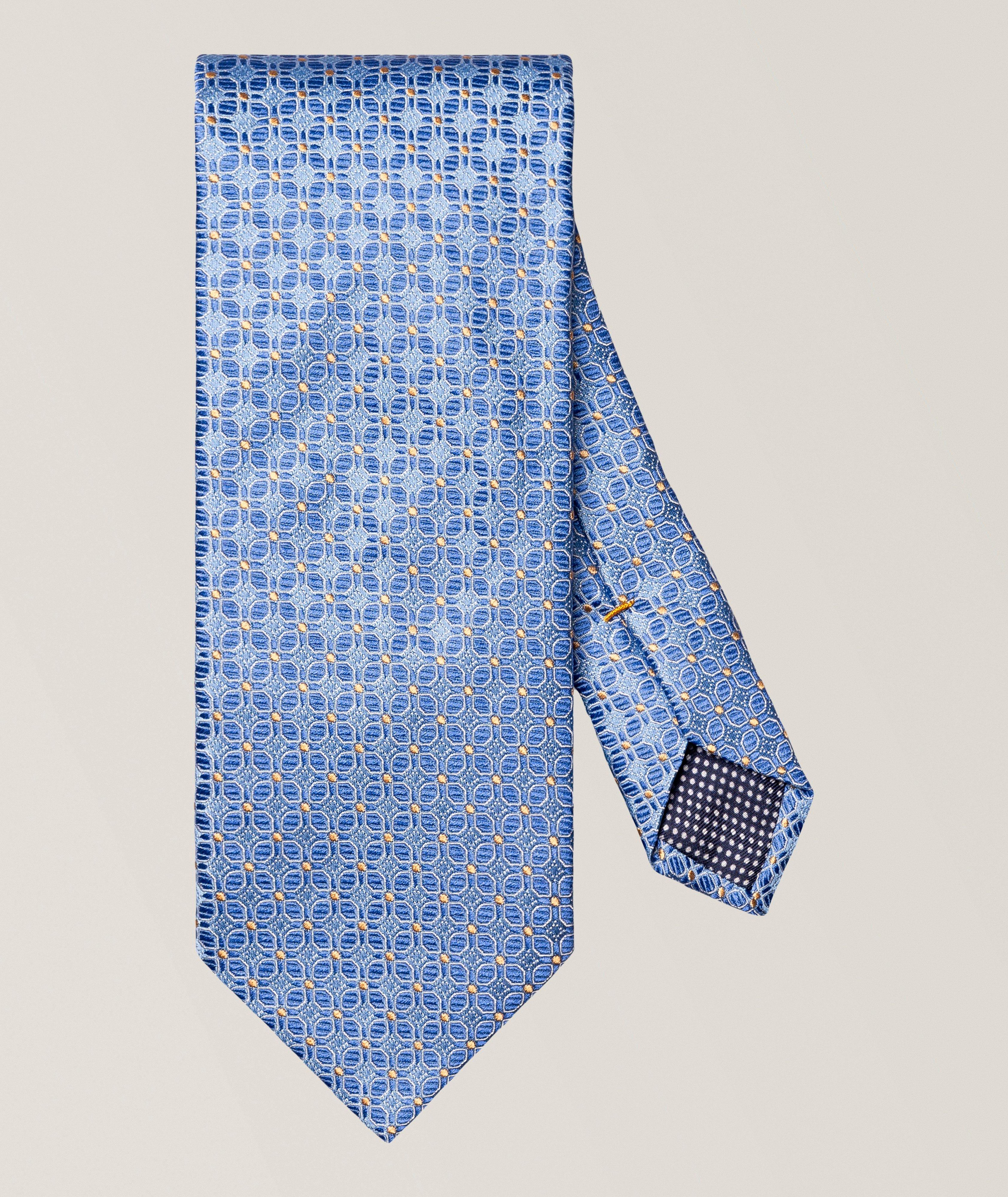 Eton Medallion Woven Silk Tie