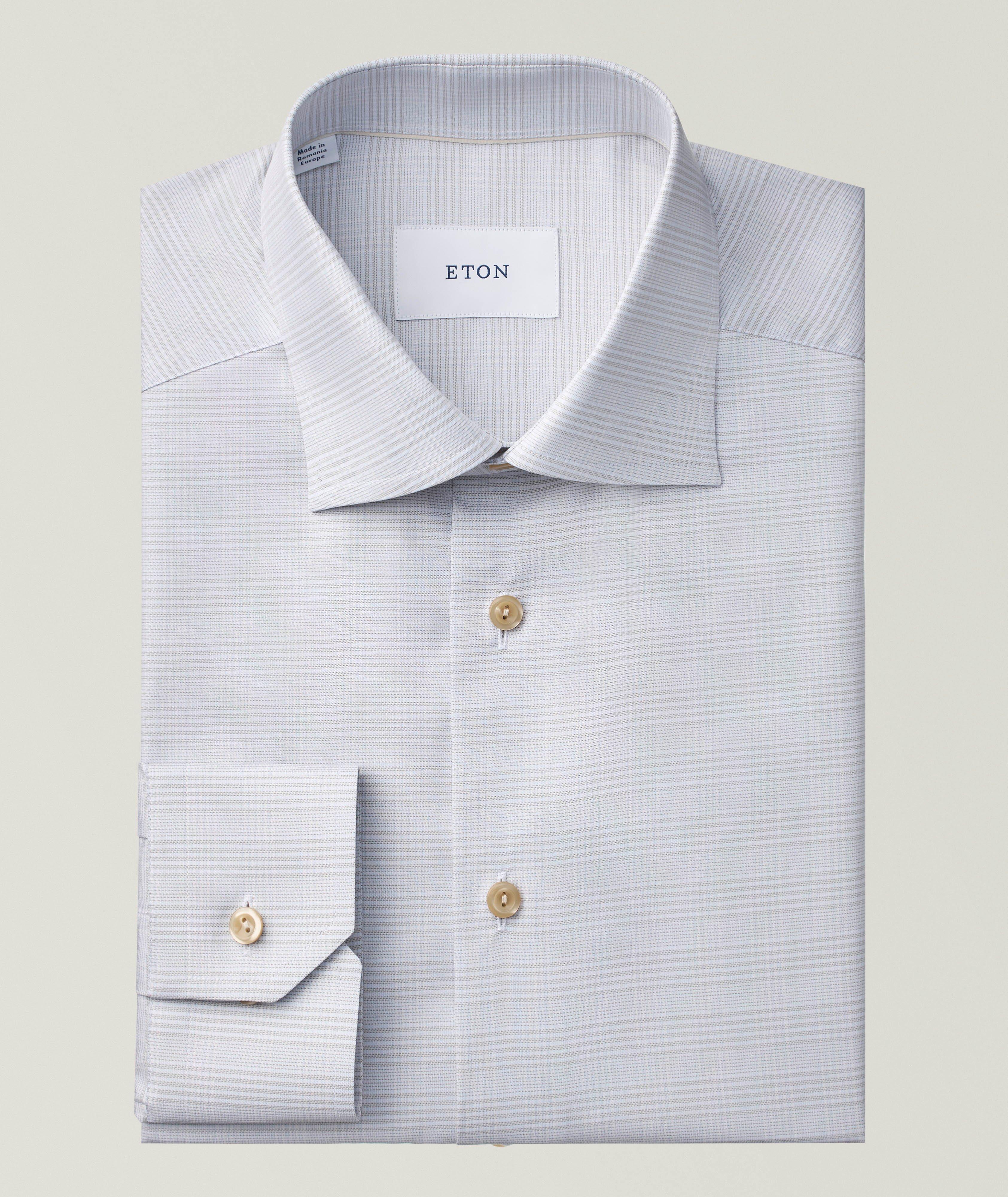 Eton Slim-Fit Prince of Wales Check Twill Shirt