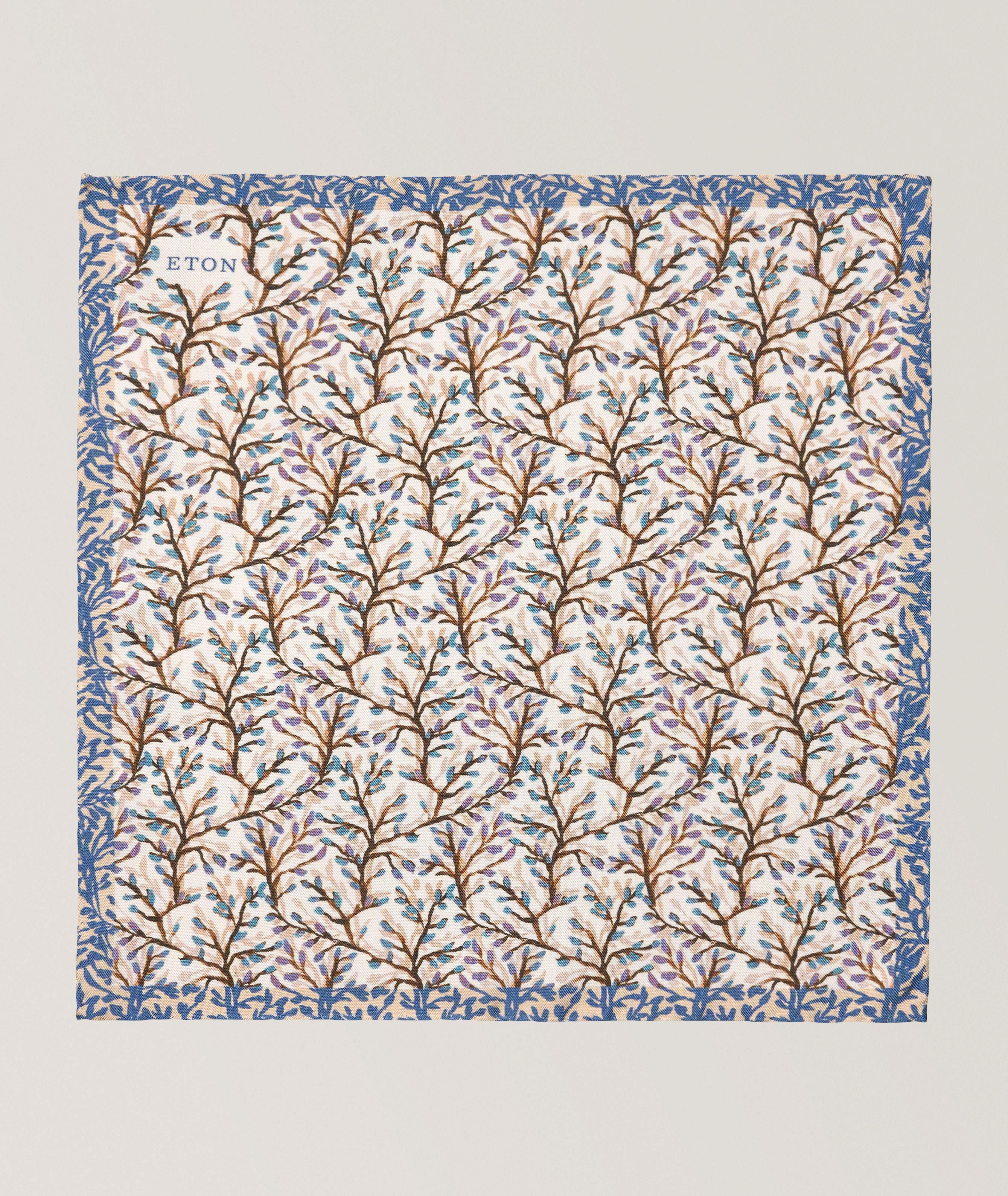 Foliage Oxford Silk Pocket Square image 0