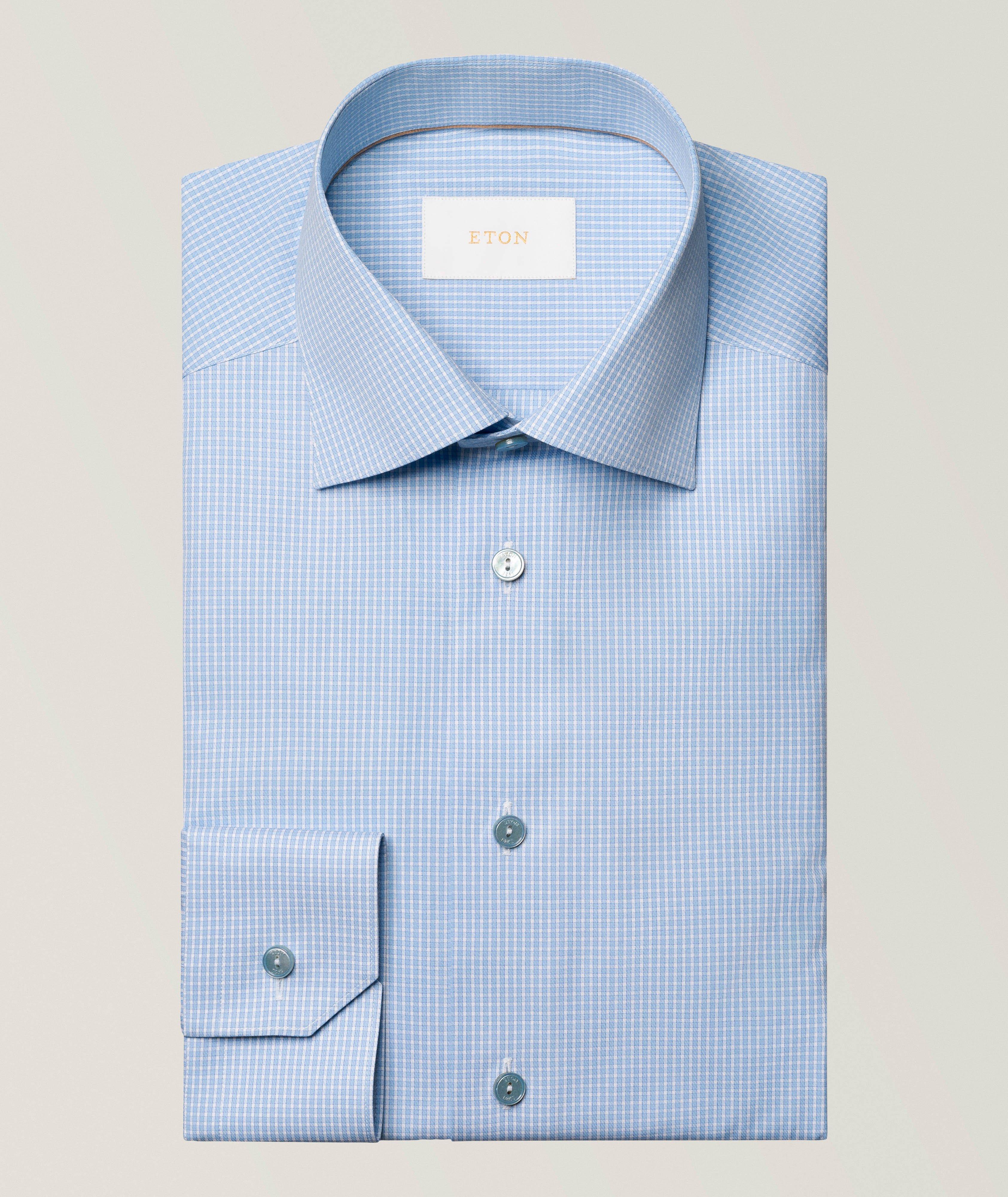 Eton Slim-Fit Check Supima Cotton Shirt