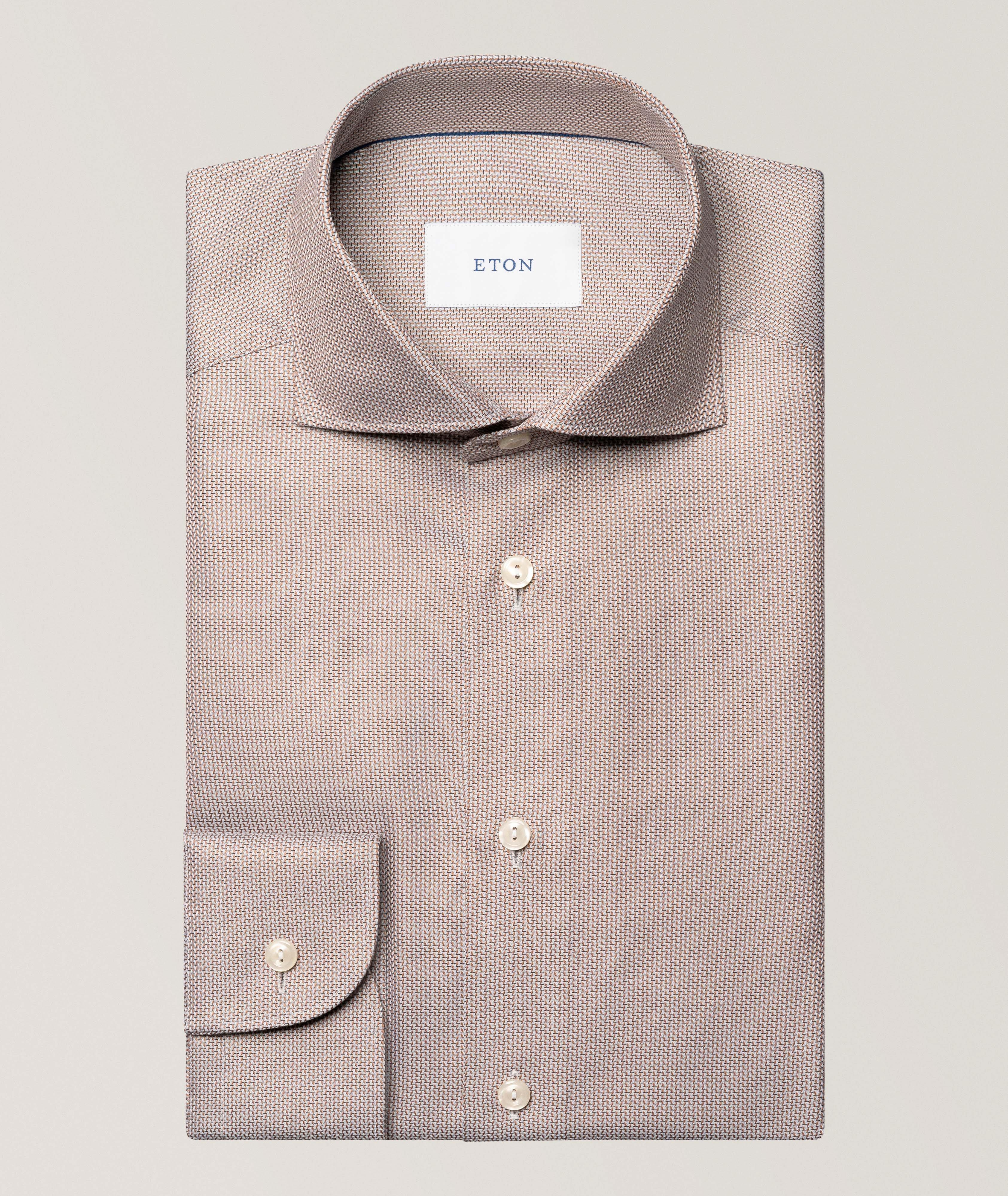 Eton Slim-Fit Semi-Solid Dobby Shirt