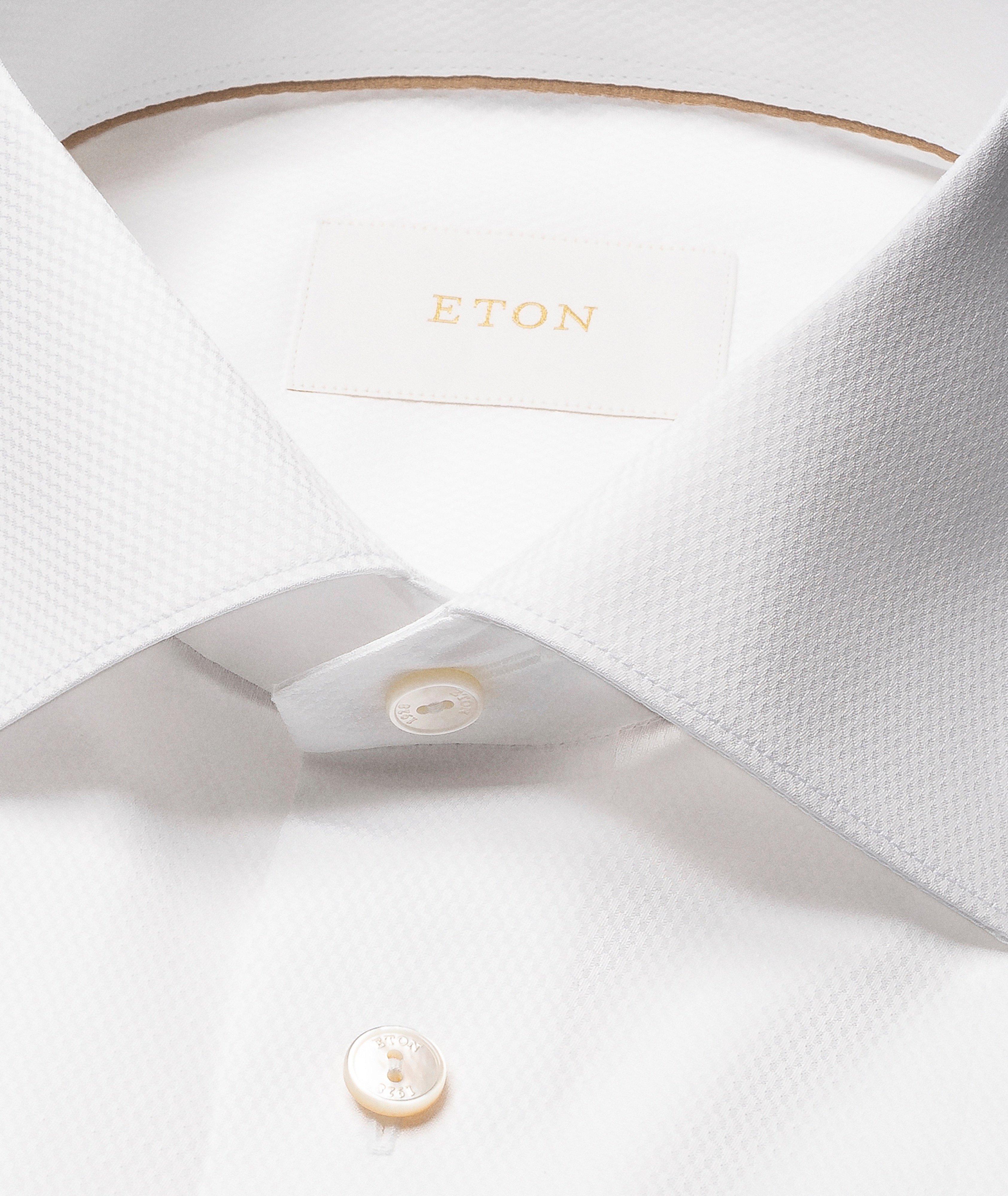Slim-Fit Semi-Solid Supima Dress Shirt image 1