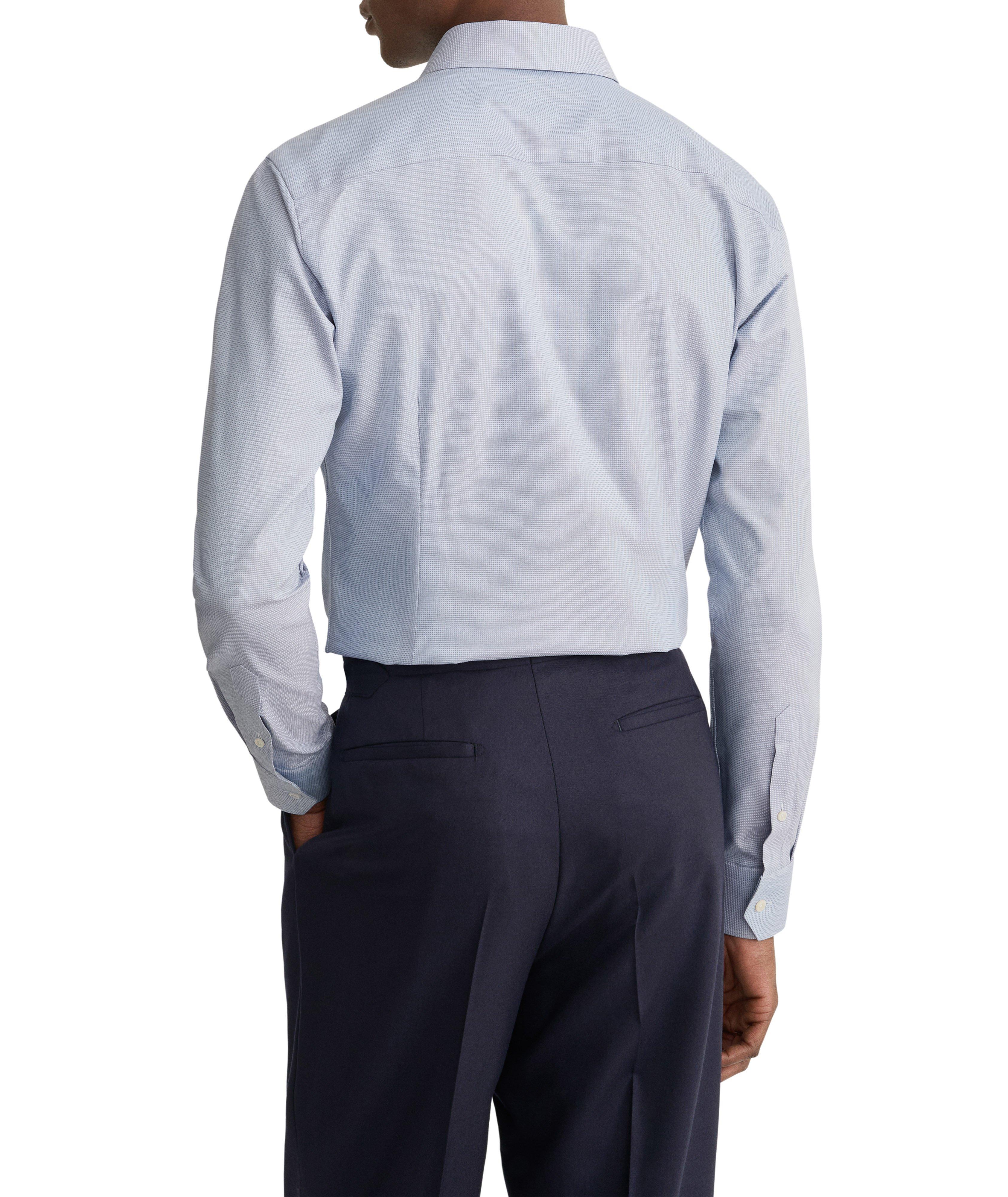 Contemporary-Fit Semi-Solid Dobby Shirt image 2