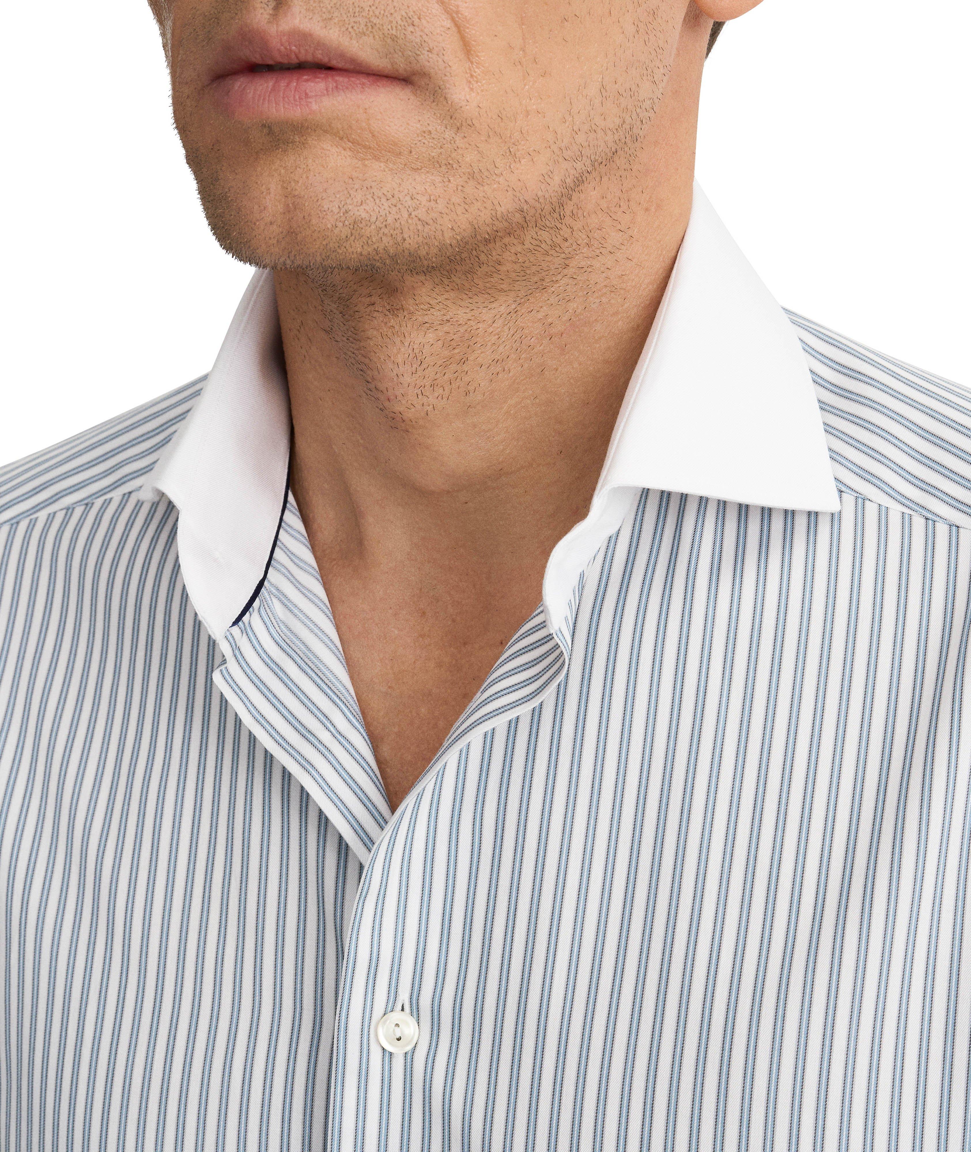 Slim-Fit Striped Signature Twill Shirt image 3