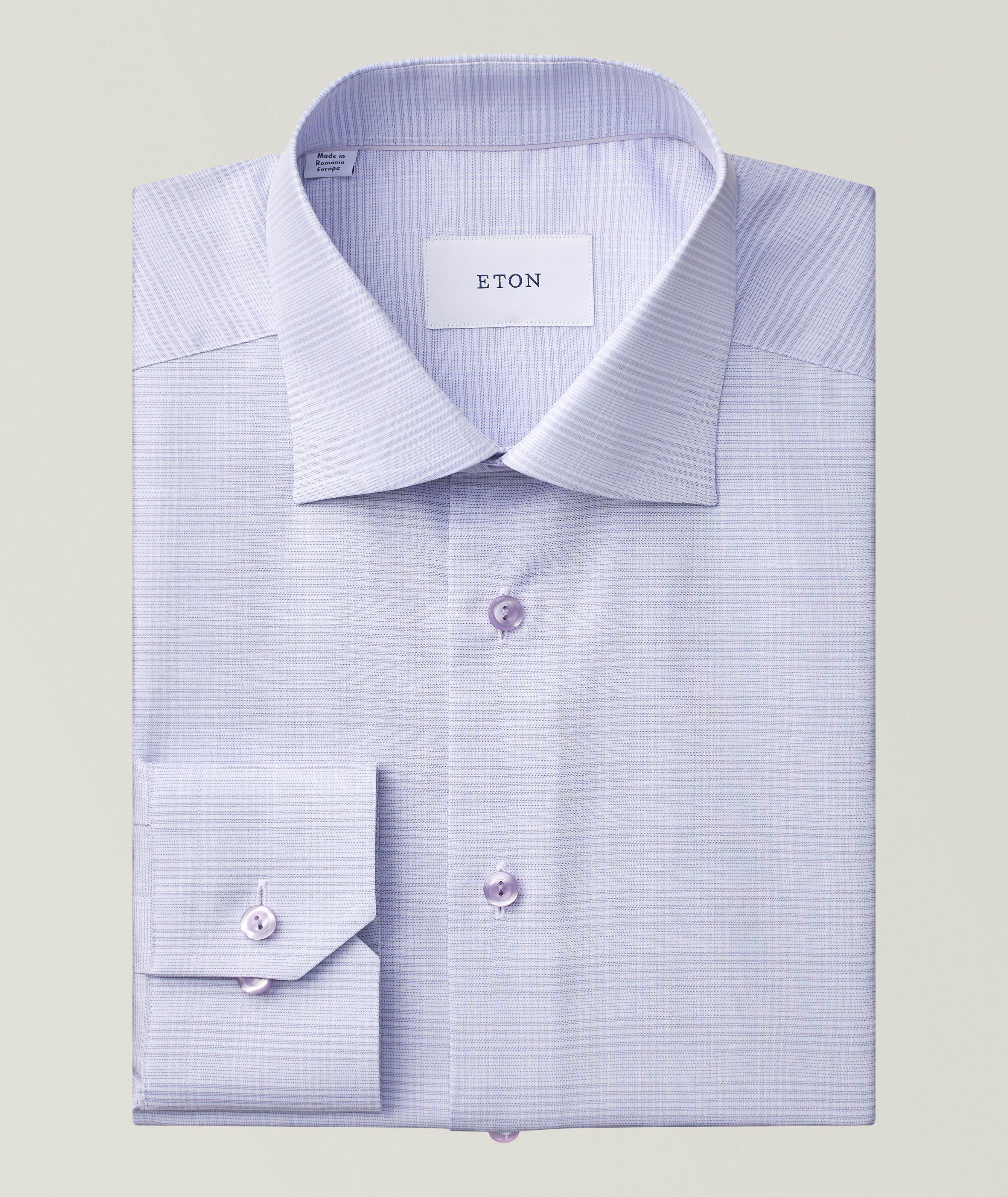Eton Slim-Fit Prince of Wales Check Twill Shirt