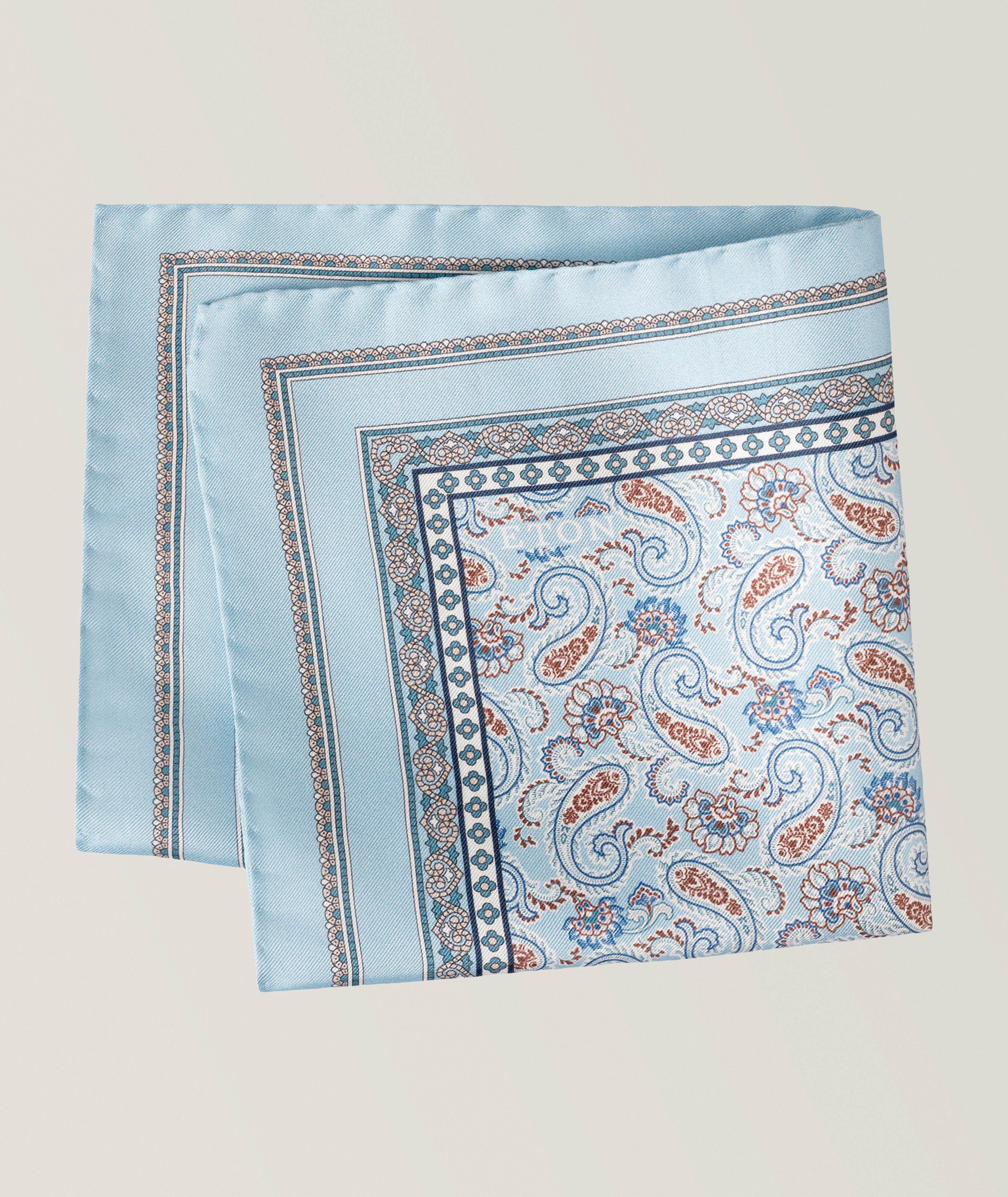 Paisley Silk Pocket Square image 1