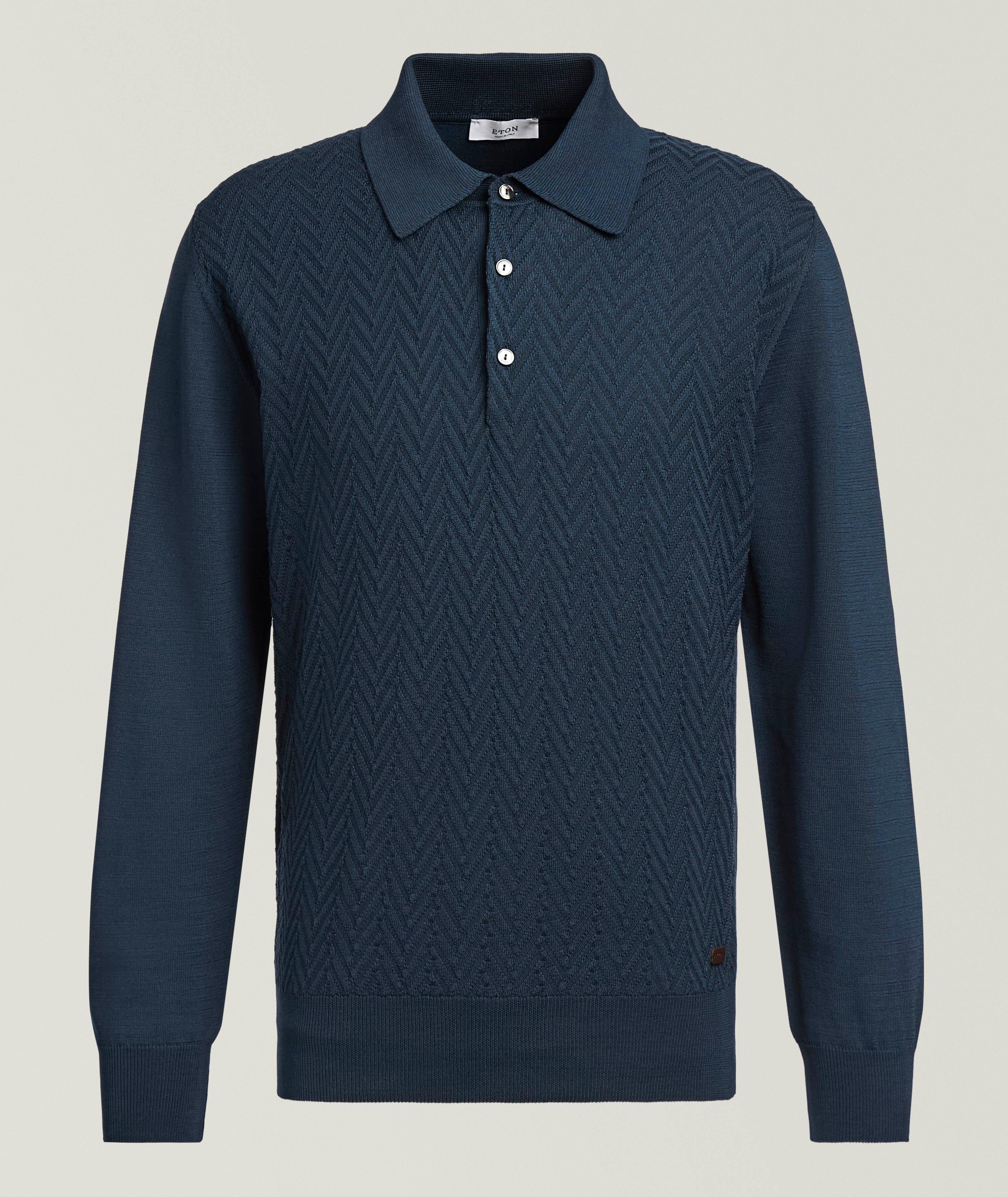 ZEGNA Cashseta Light Long-Sleeve Polo | Sweaters & Knits | Harry Rosen