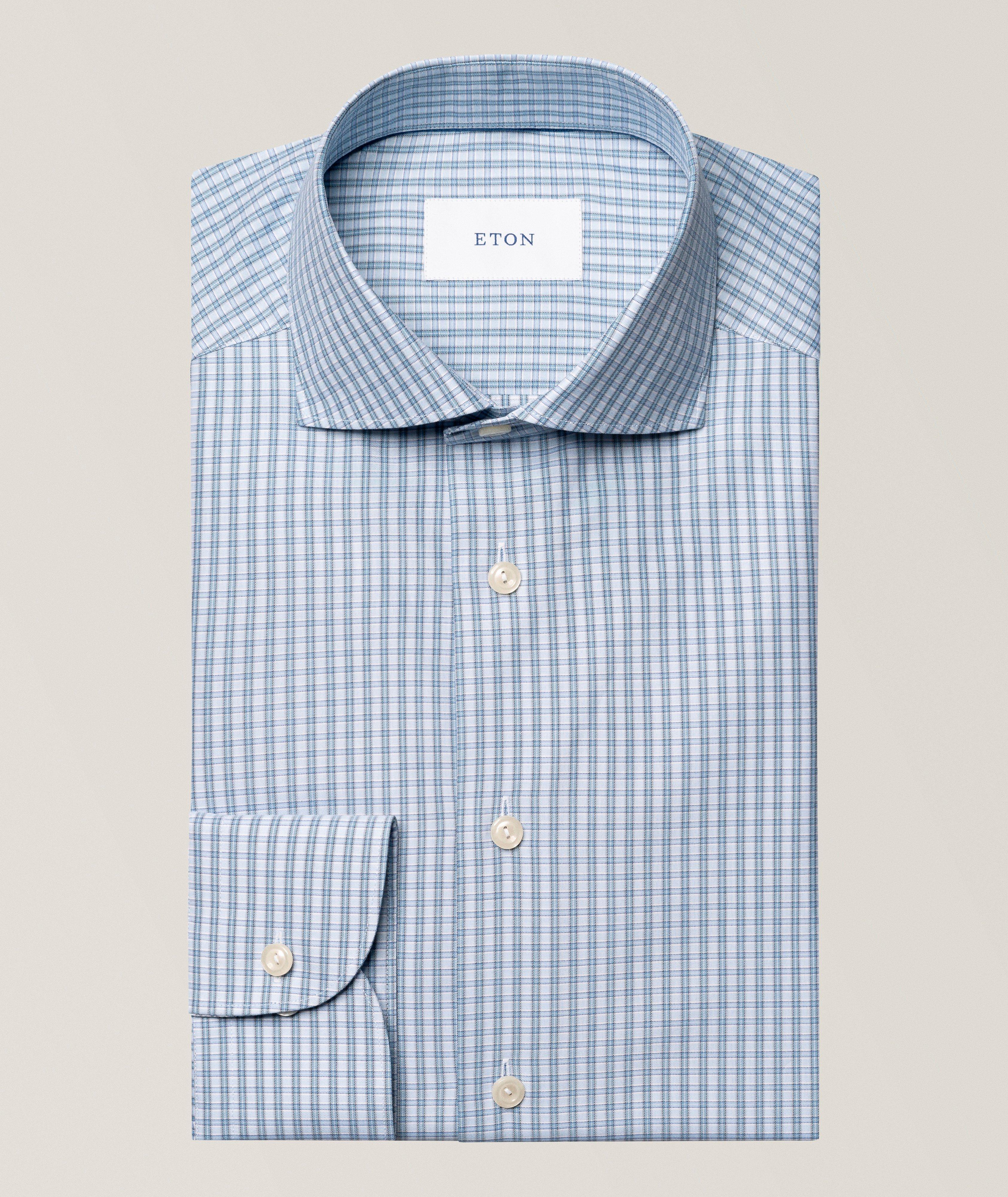 Eton Contemporary-Fit Check Signature Twill Shirt