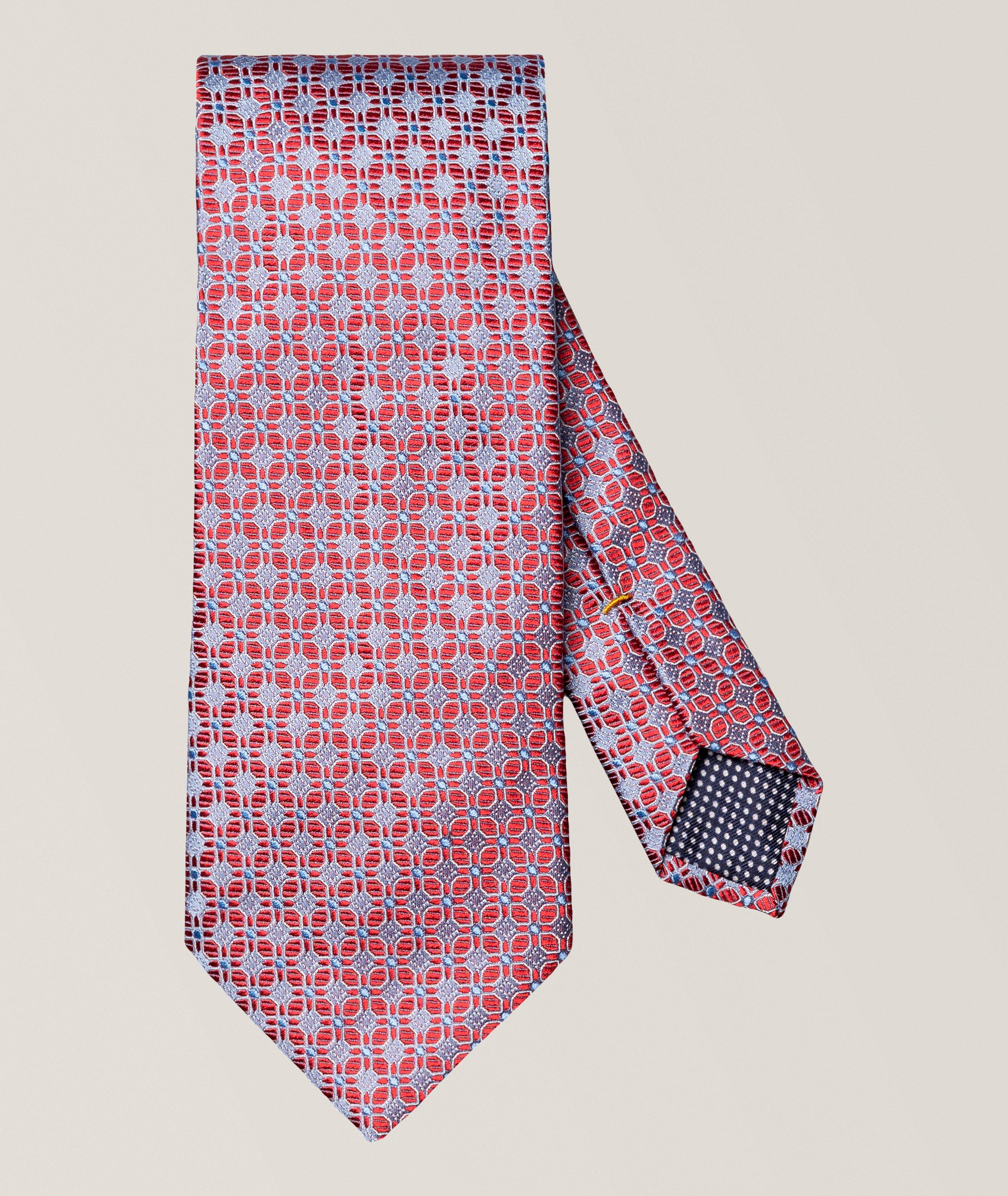 Eton Medallion Woven Silk Tie