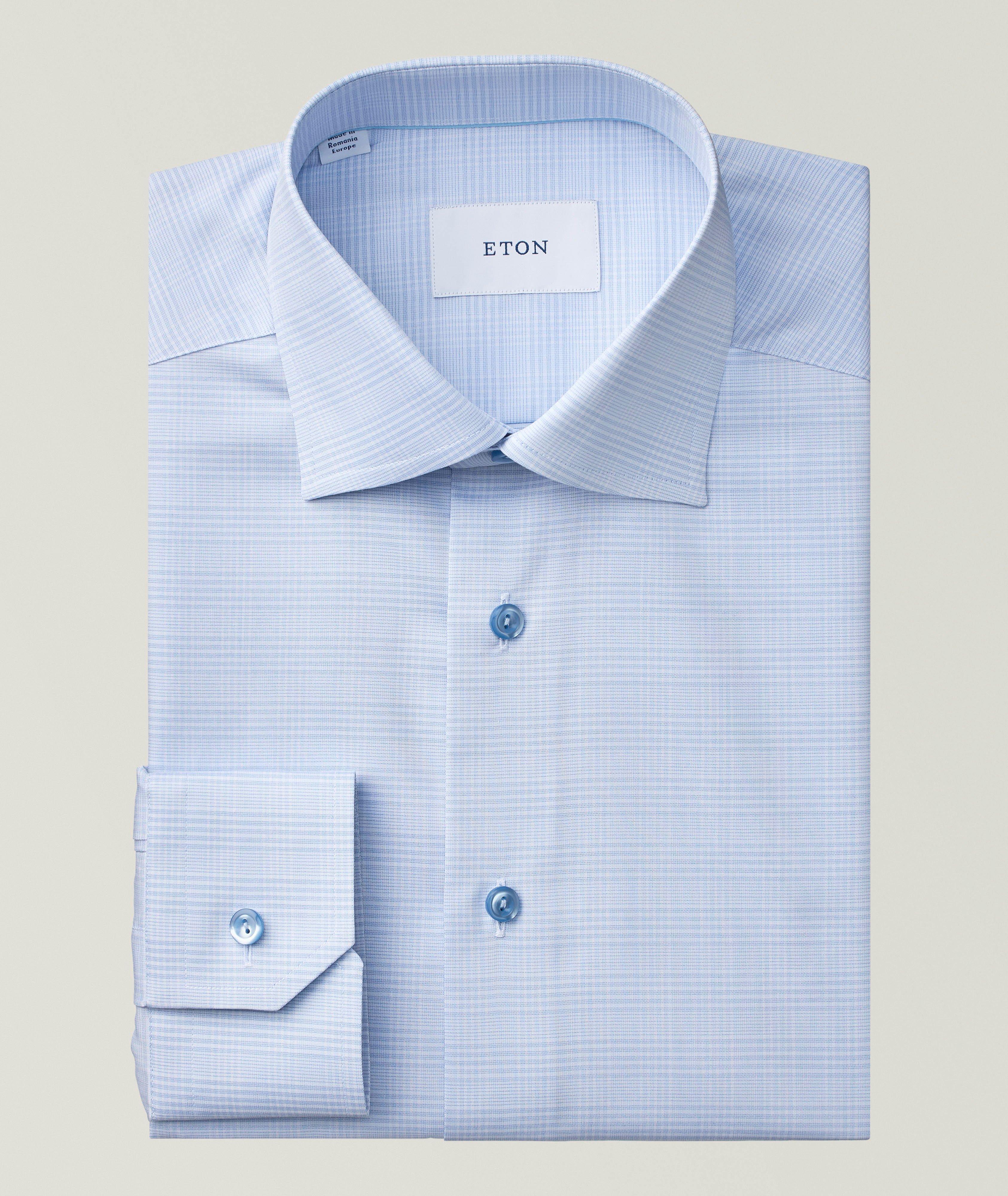 Chemise sergé carreaux Prince de Galles coupe-contemporaine image 0