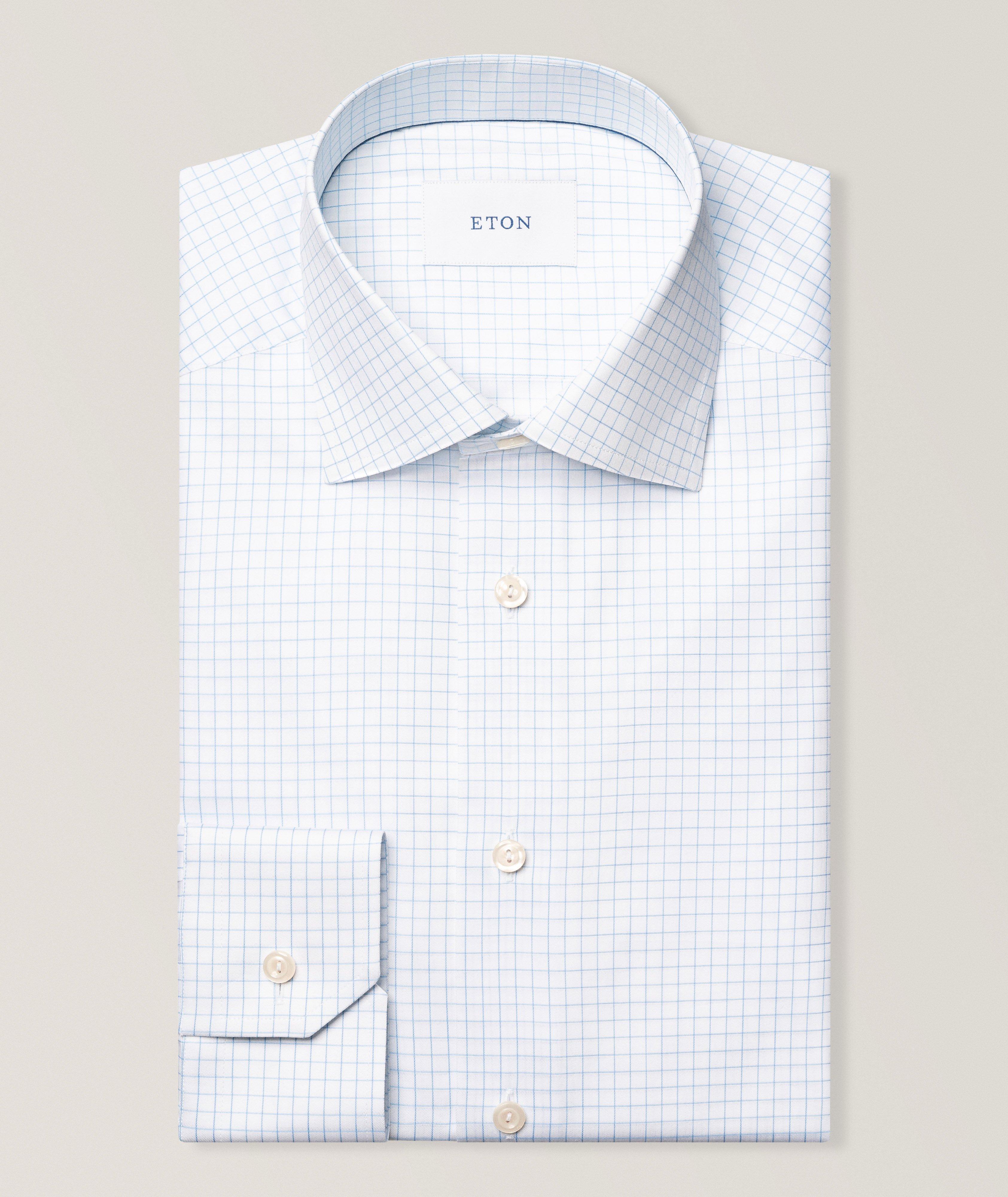 Eton Contemporary-Fit Check Signature Twill Shirt