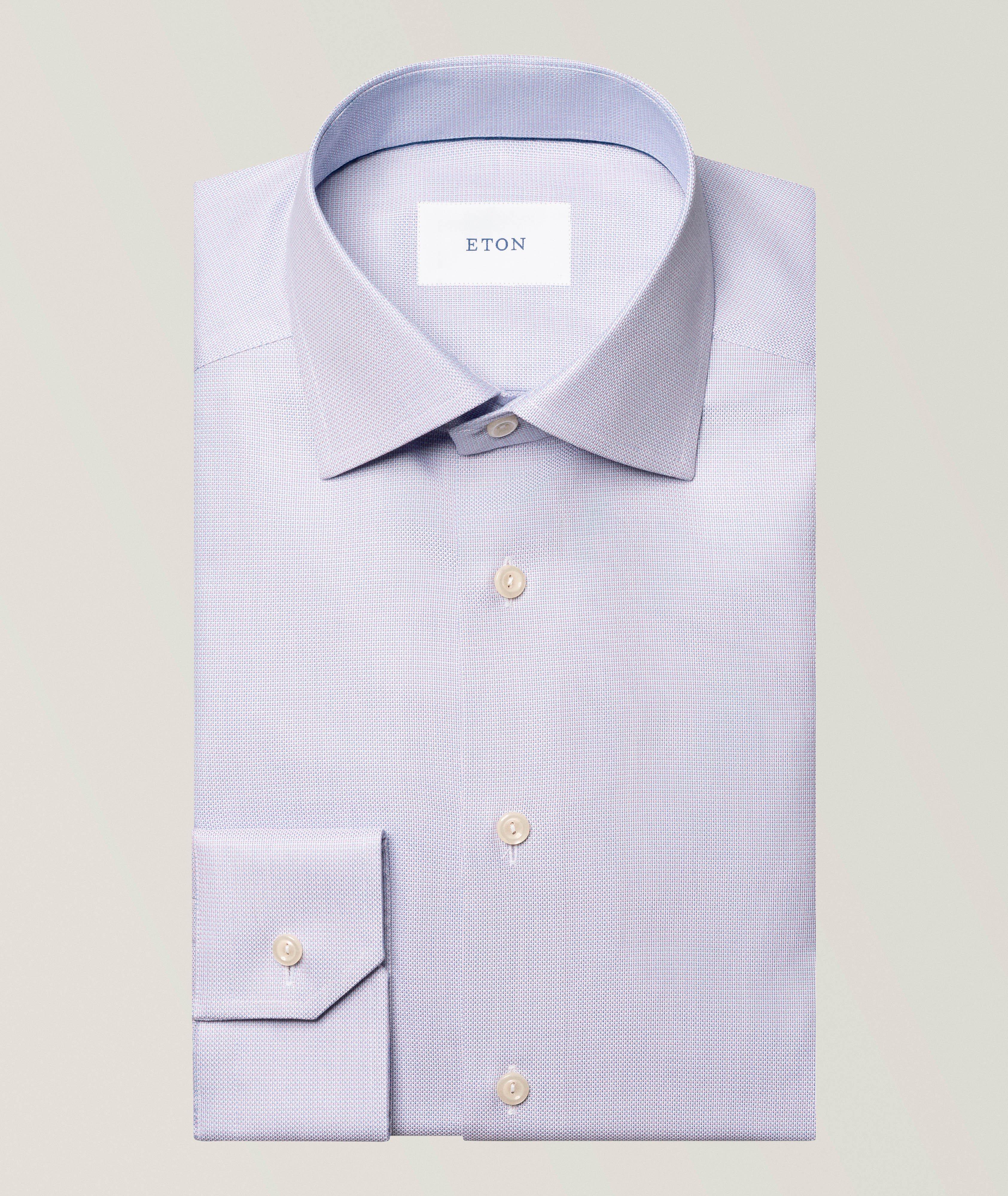 Eton Contemporary-Fit Semi-Solid Dobby Shirt