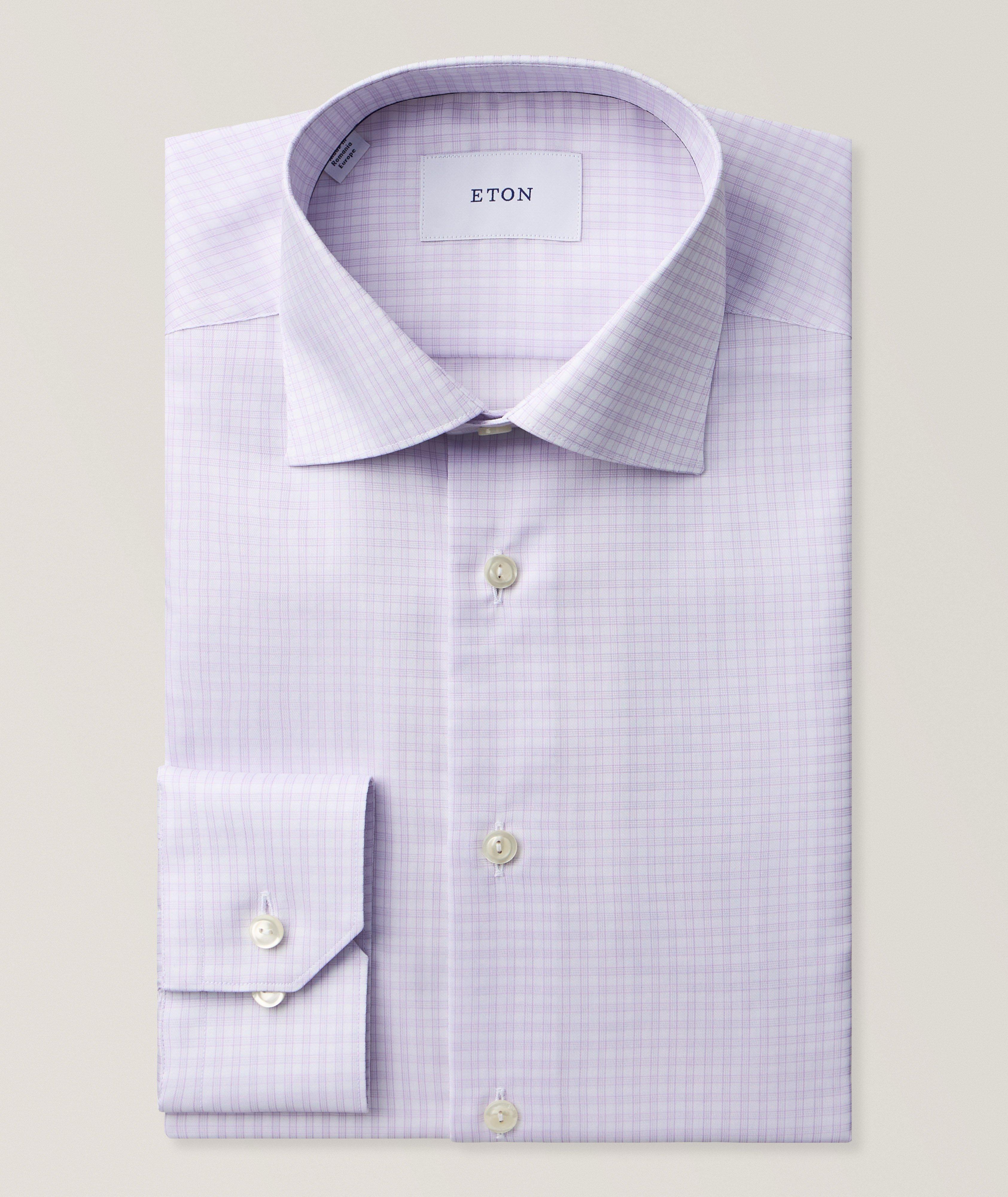 Eton Contemporary-Fit Check Signature Twill Shirt
