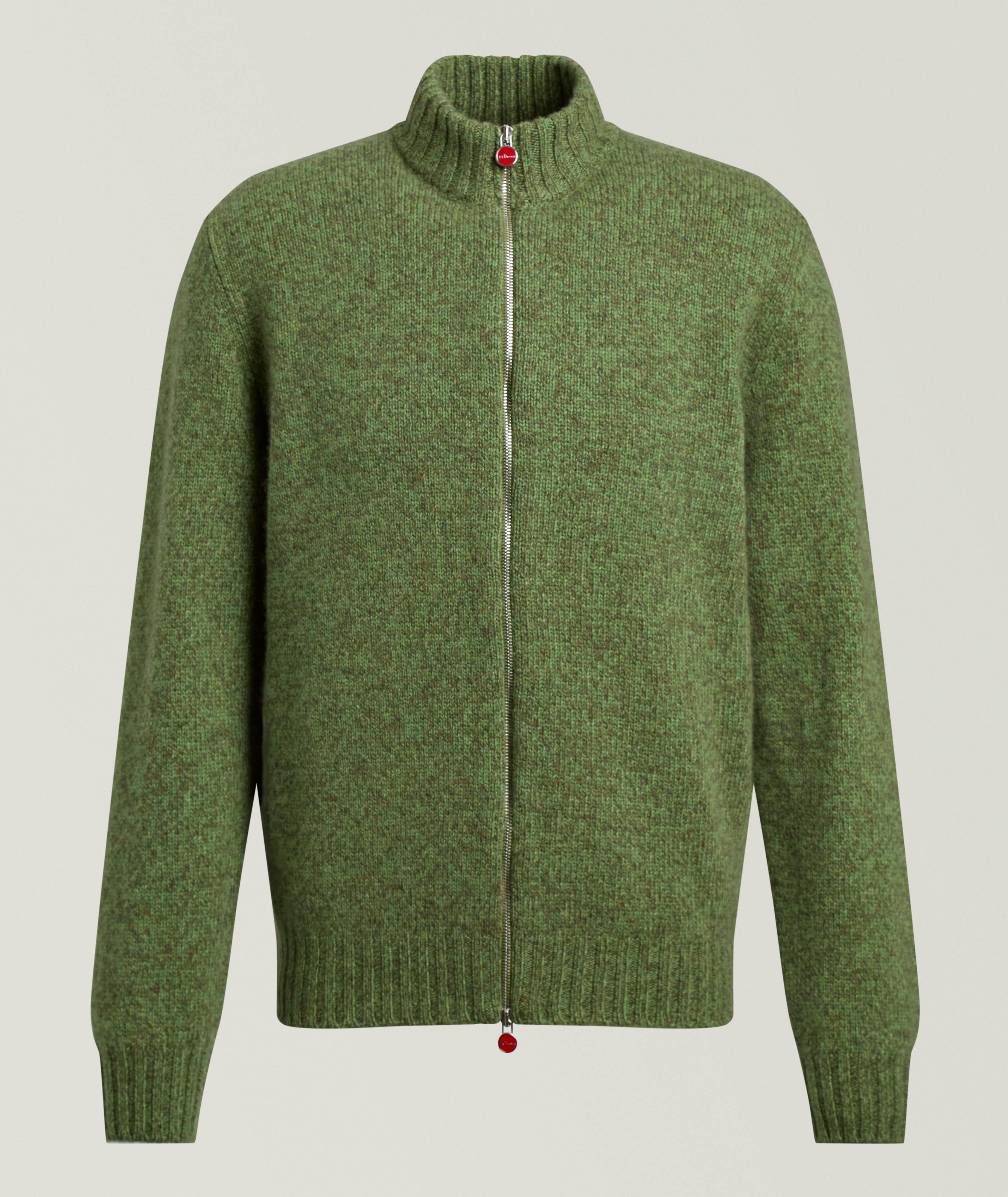 Cardigan cachemire mélange zippé image 0