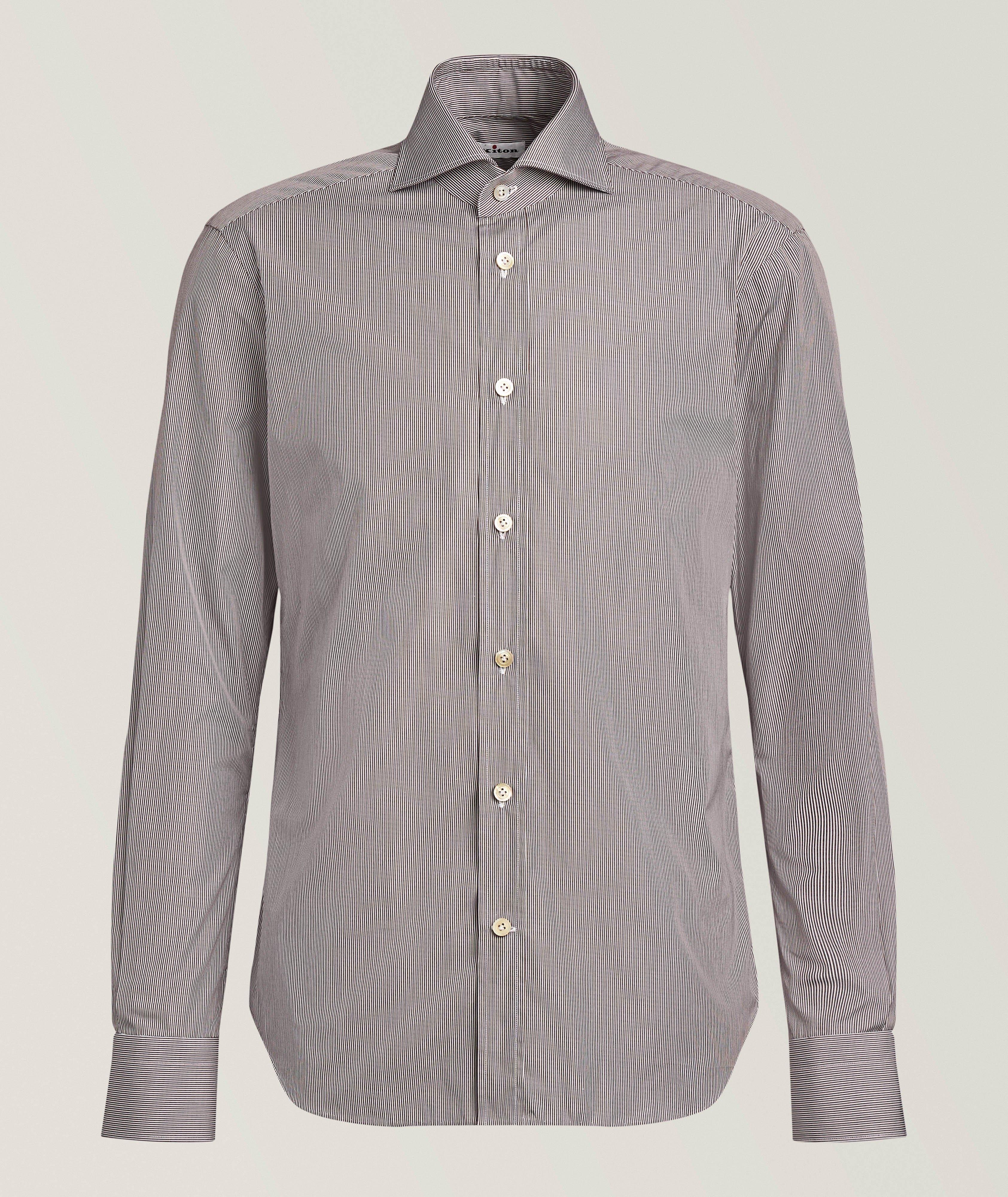 Kiton Striped Cotton Shirt 
