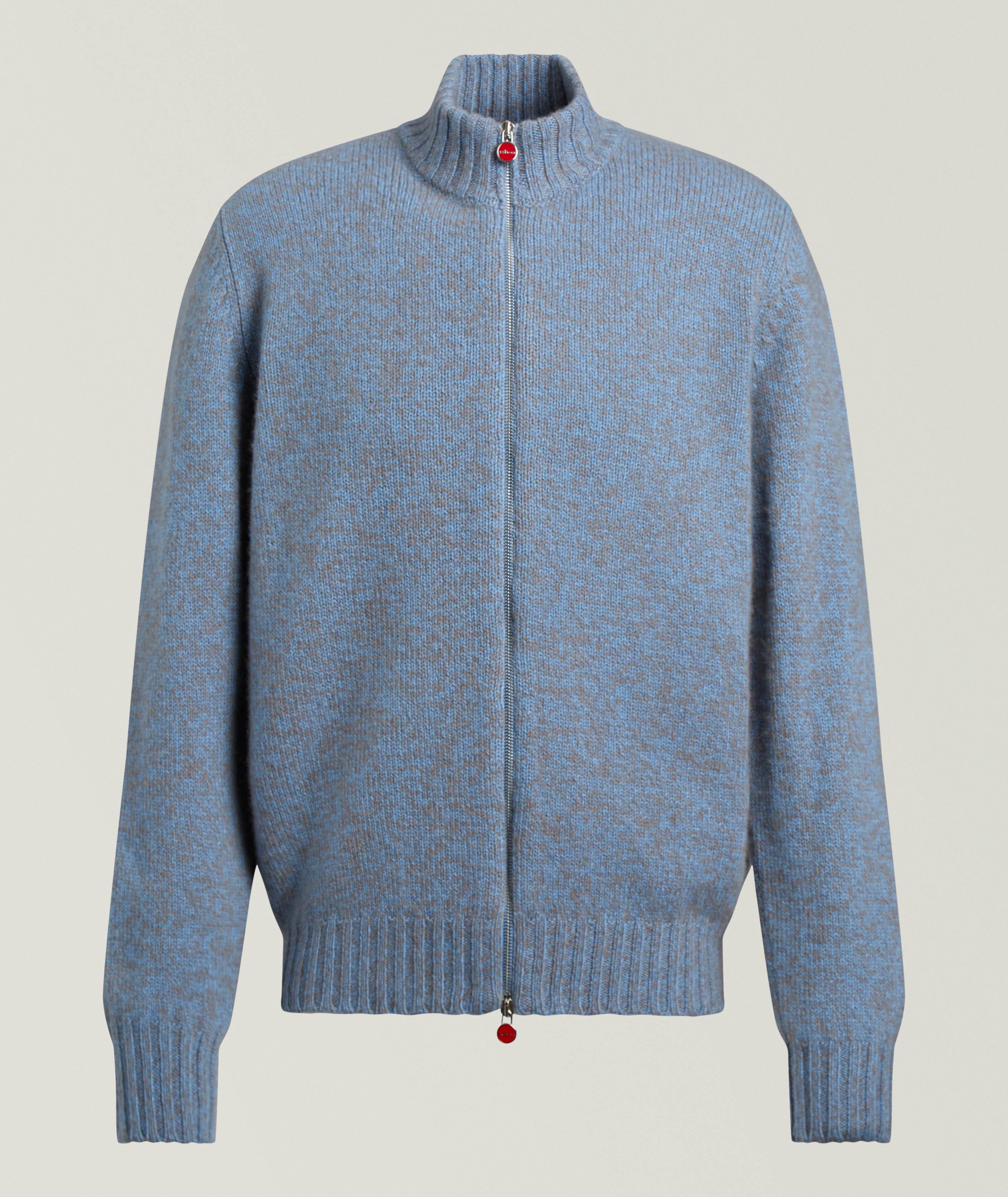 Cardigan cachemire mélange zippé image 0