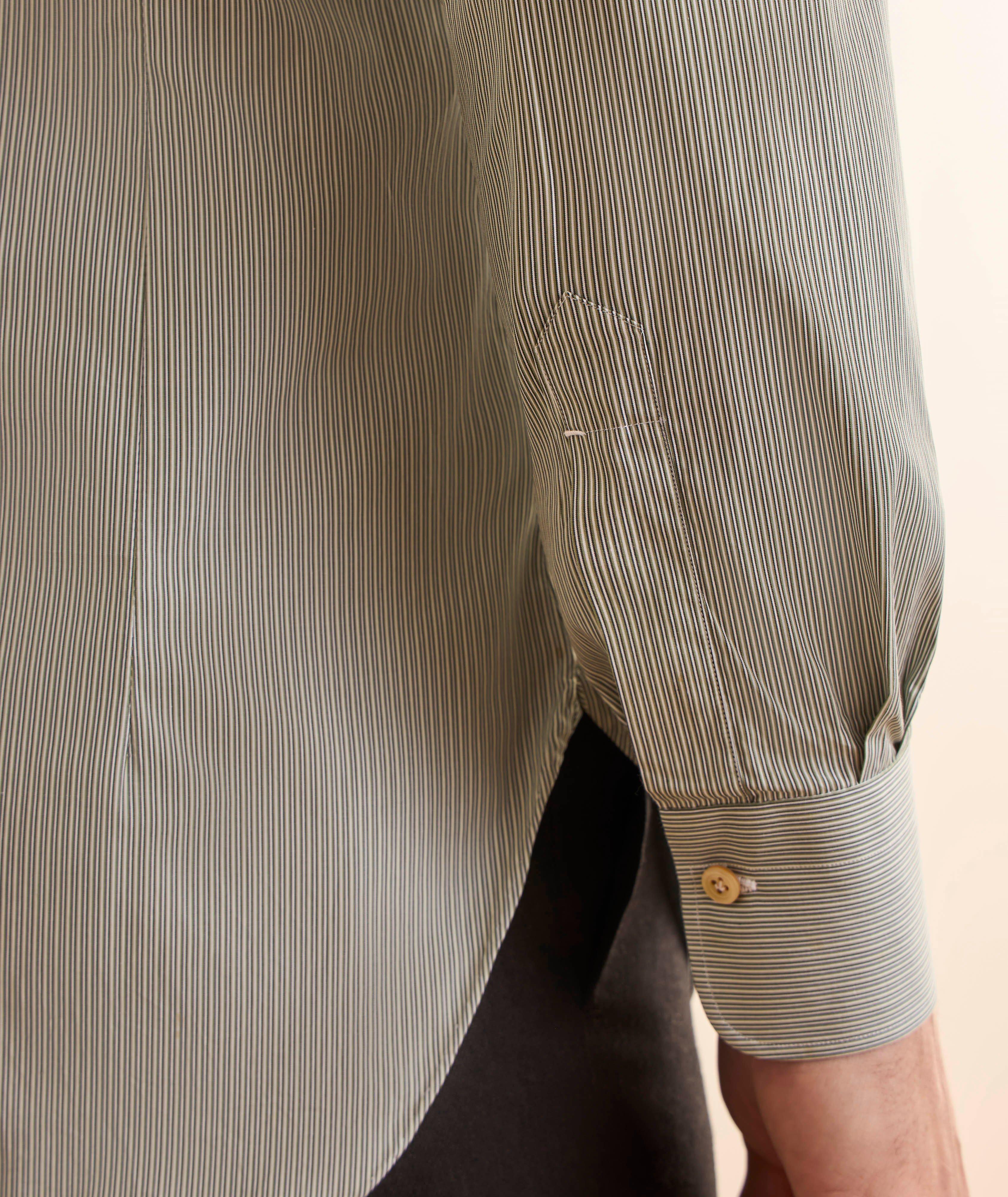 Fine Striped Cotton Shirt  image 4