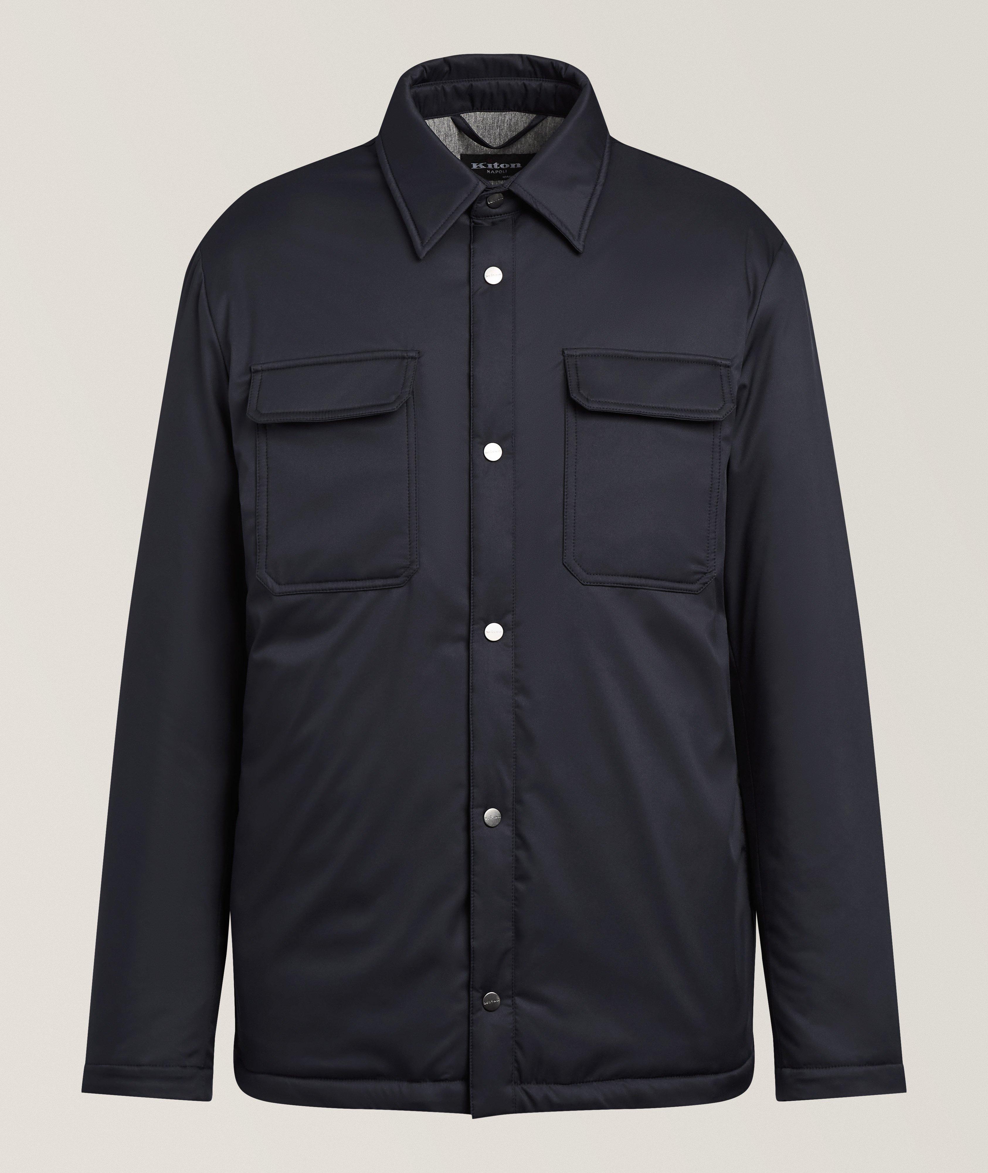 Kiton Four-Pocket Padded Tech Overshirt 