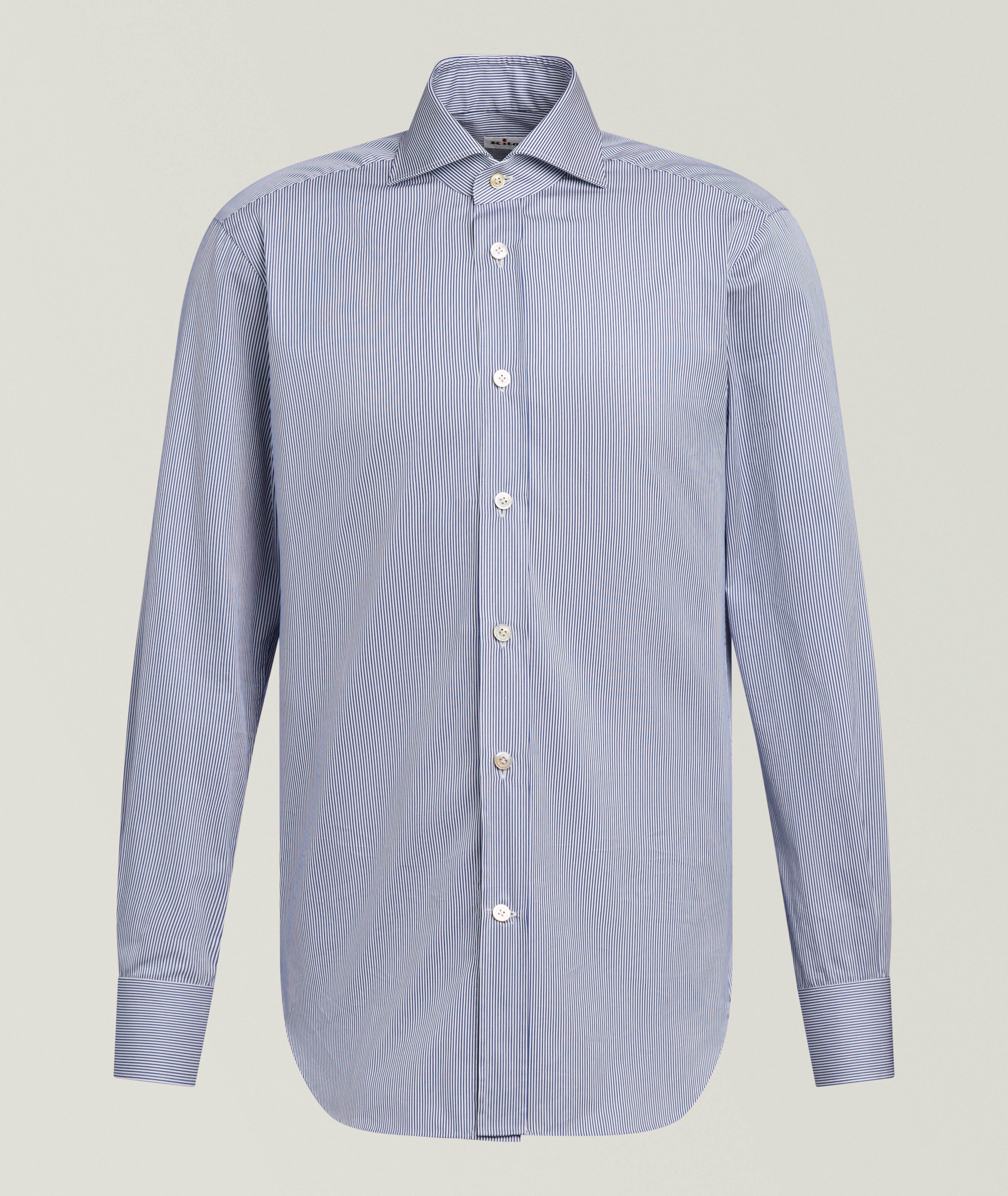 Kiton Striped Cotton Shirt 
