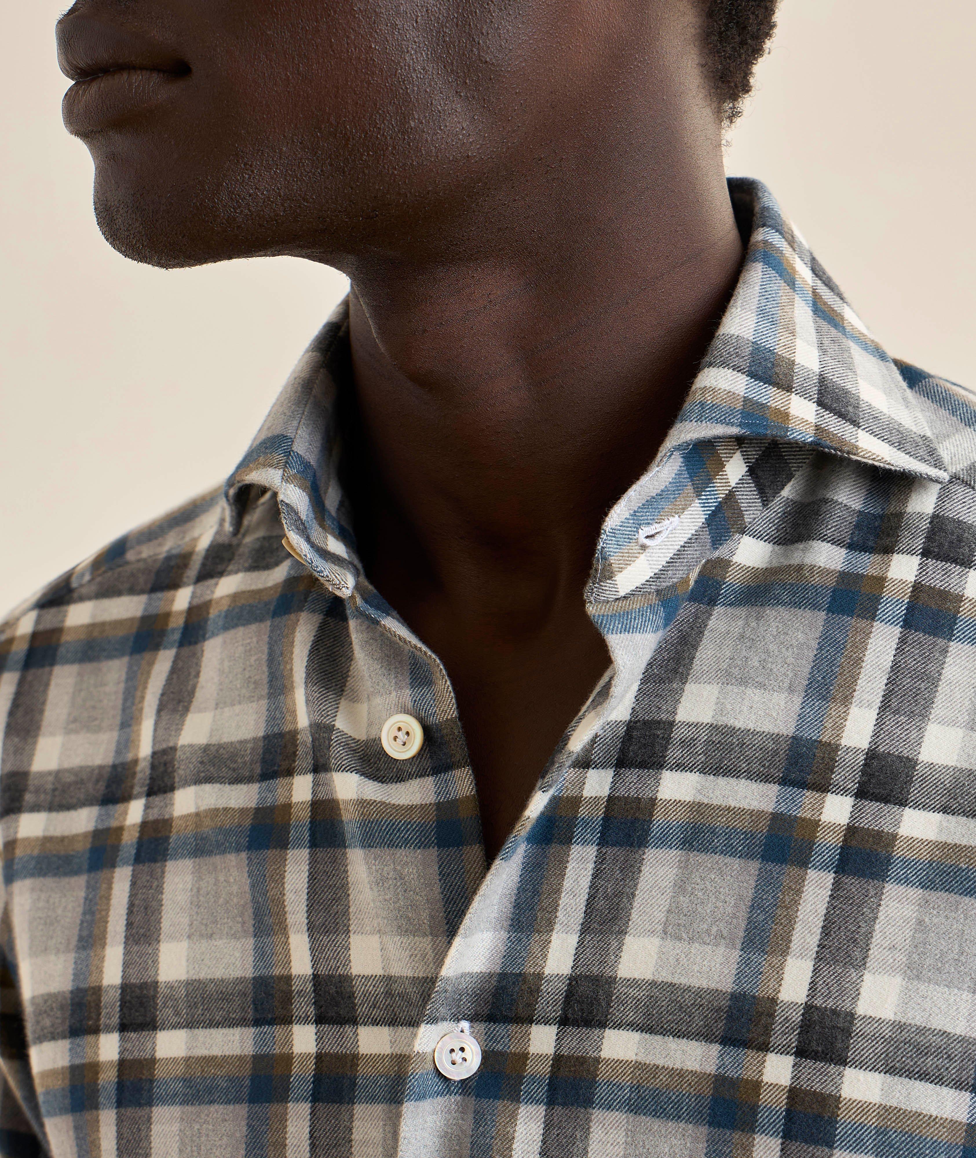 Chemise flanelle brossée quadrillée image 3