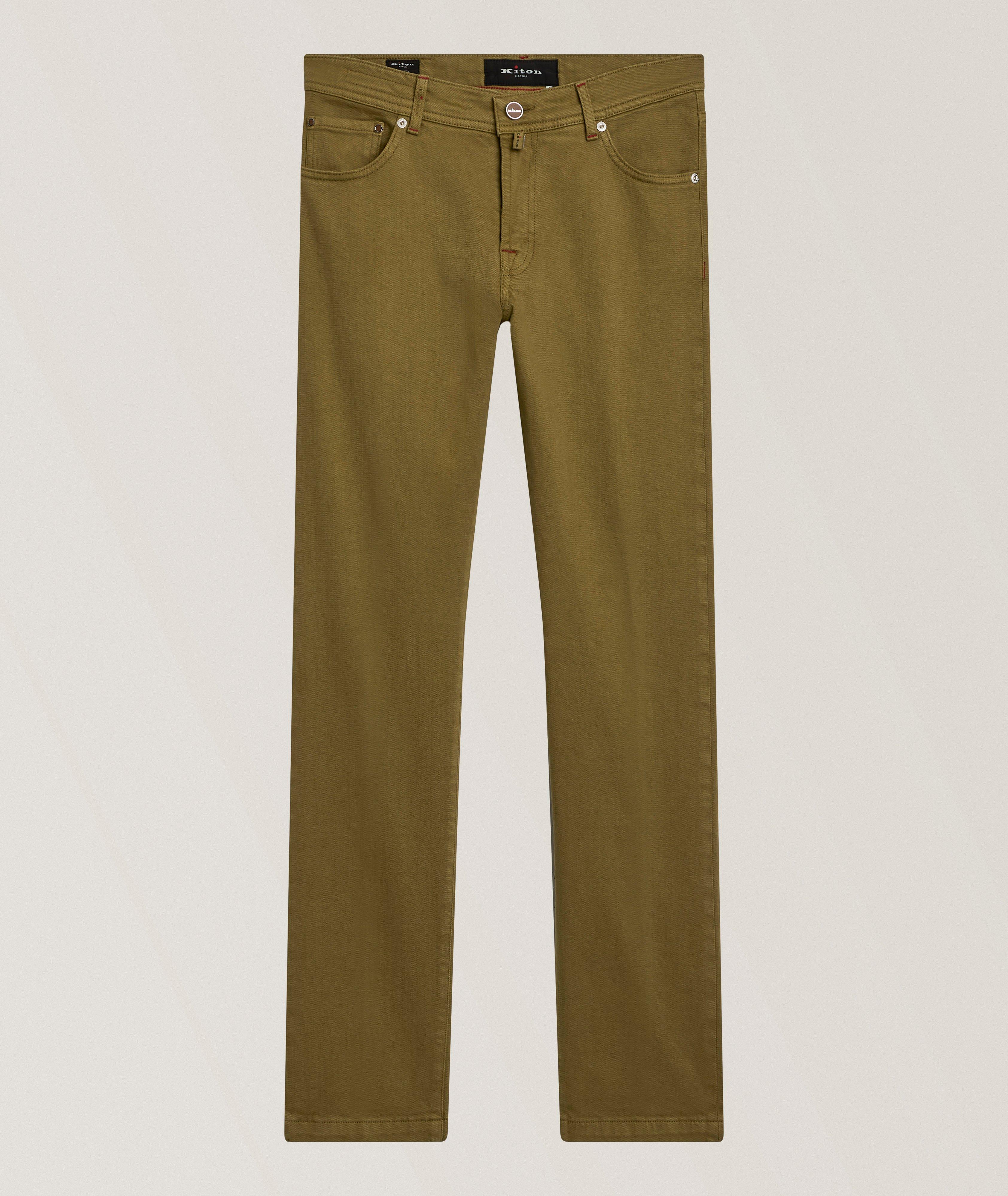 Kiton Bull Five-Pocket Denim Pants
