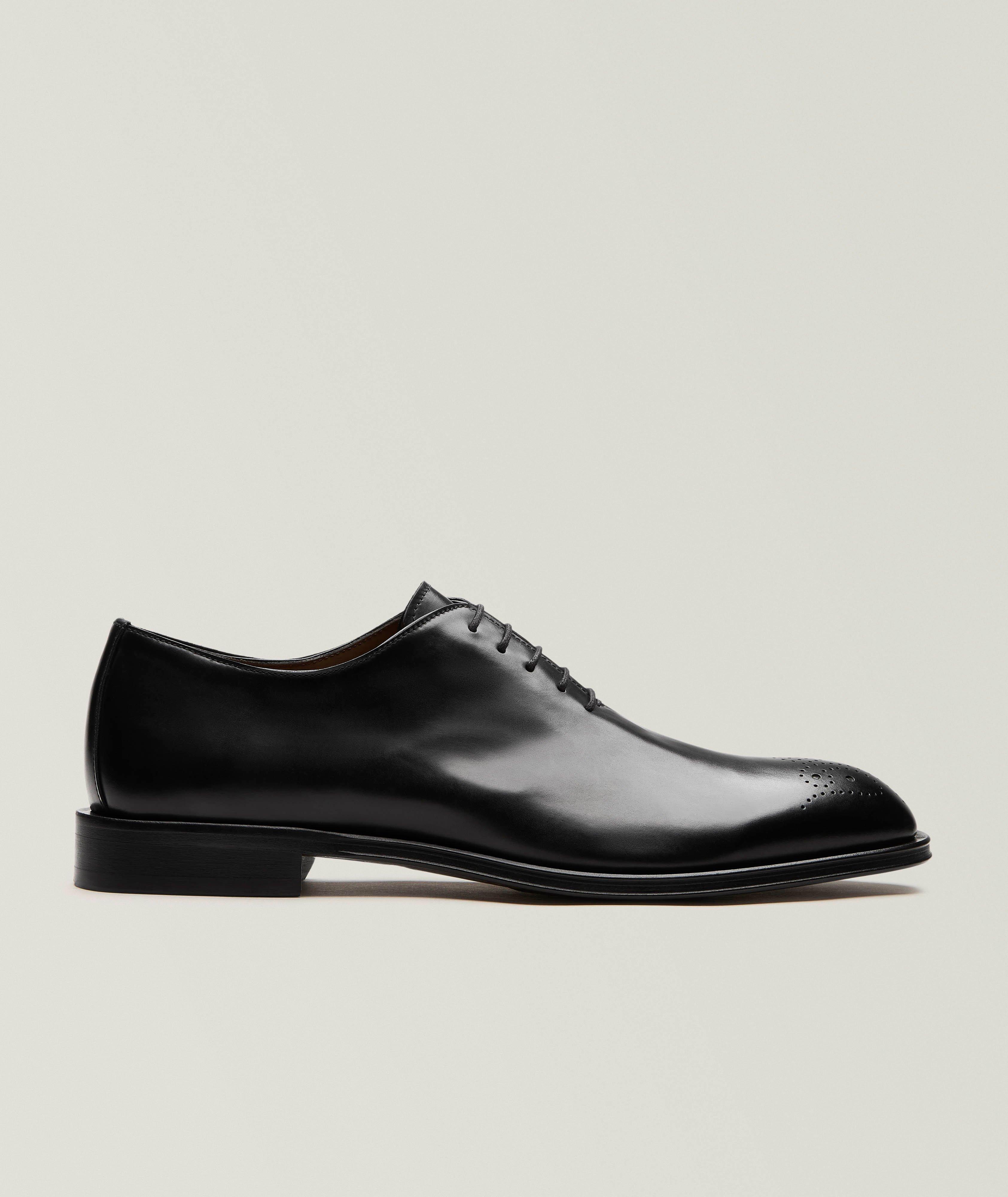 Harold Richelieus en cuir brogues seule-pièce