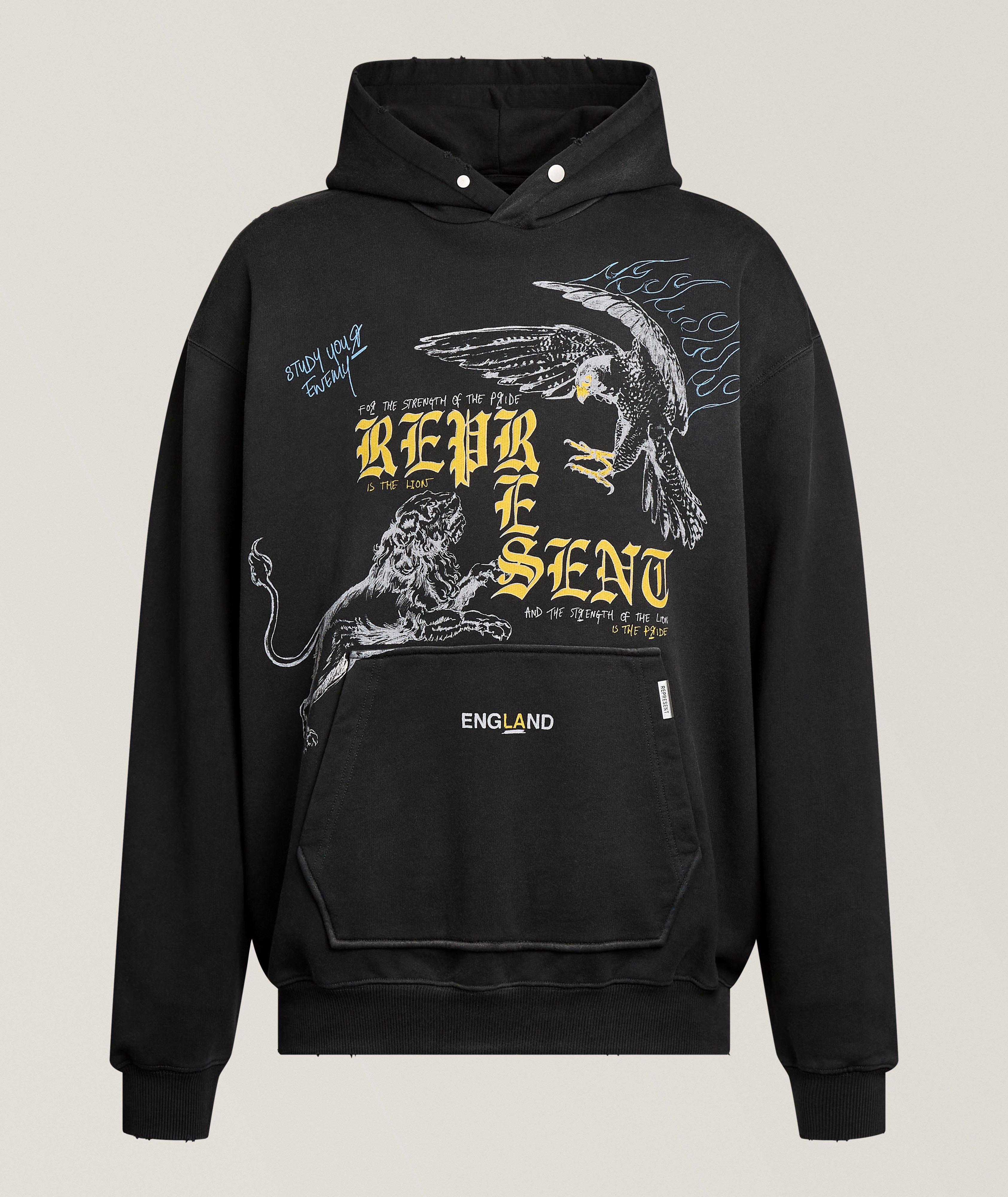 Represent Oversized Enemy Hooded Sweatshirt