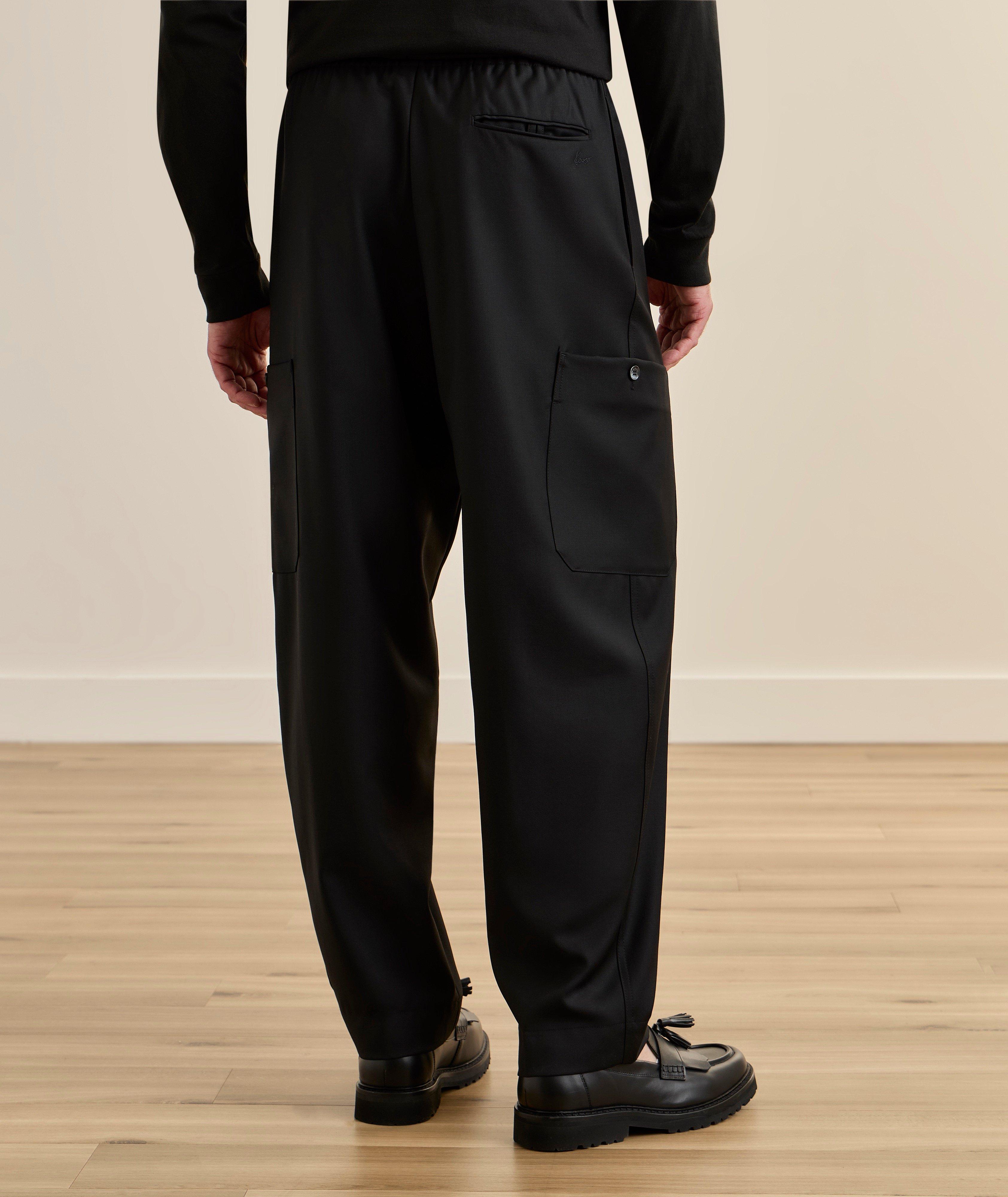 Pantalon sport cargo laine vierge image 2