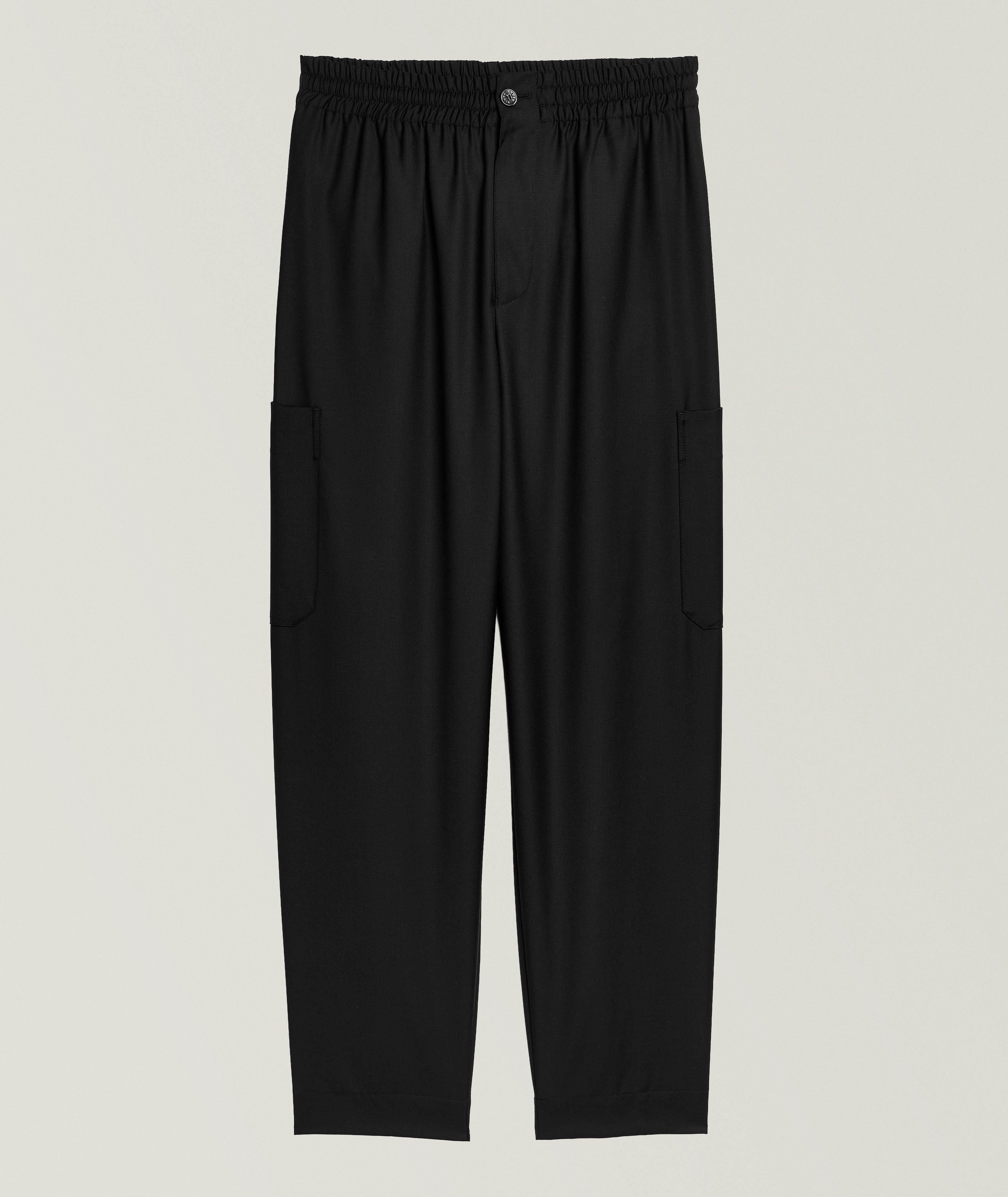 Pantalon sport cargo laine vierge image 0
