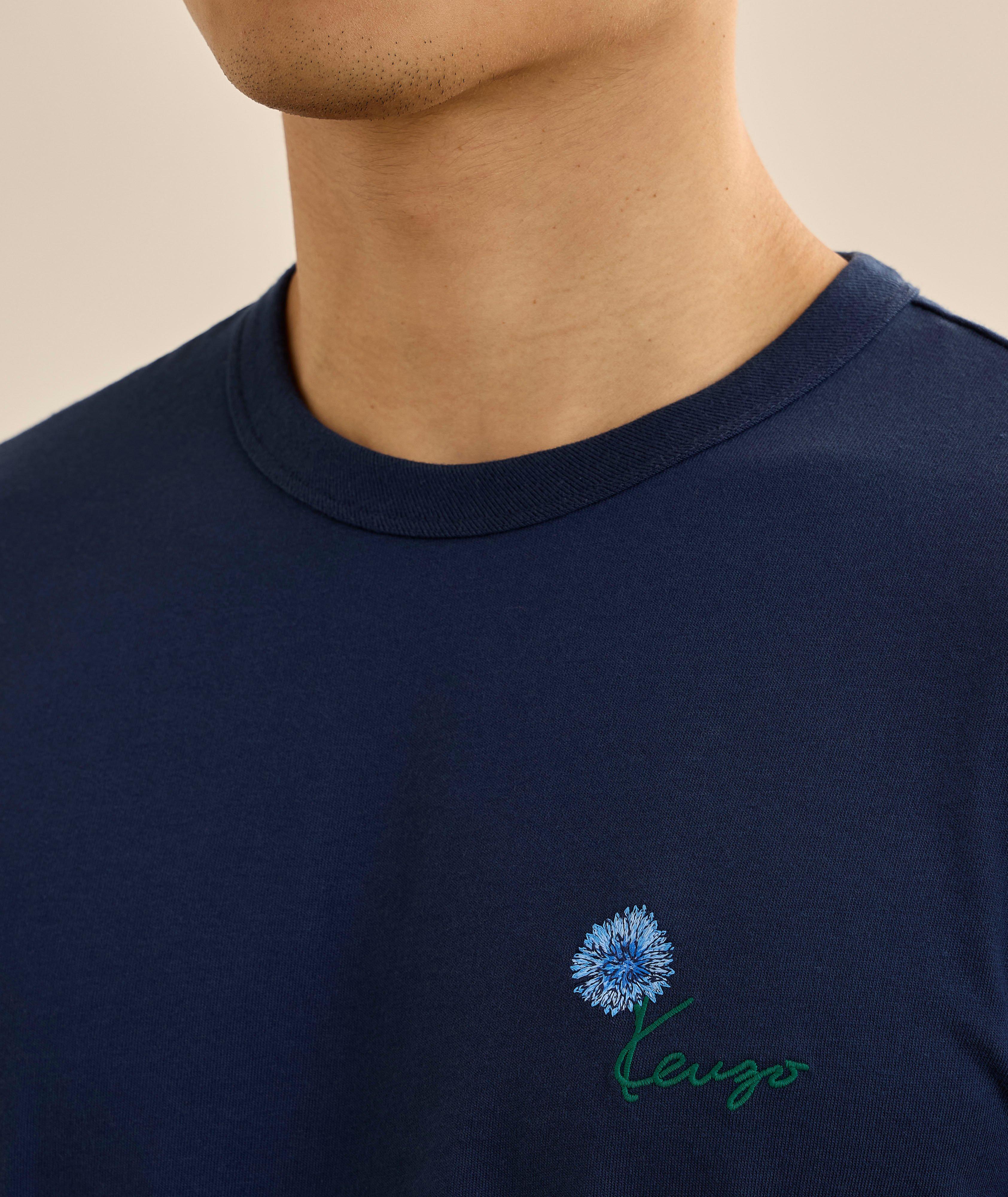 T-shirt coton tulipe brodée image 3