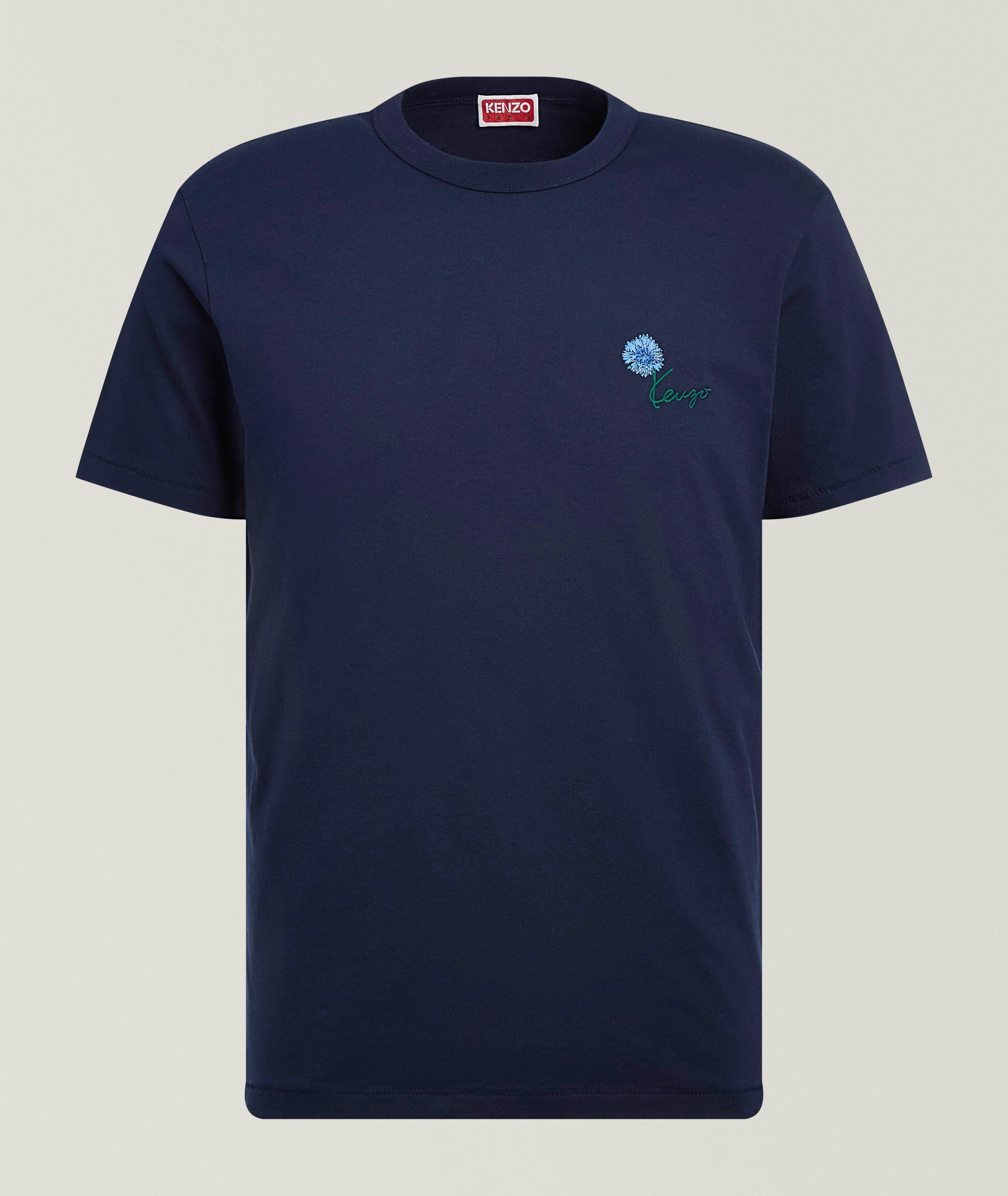 T-shirt coton tulipe brodée image 0