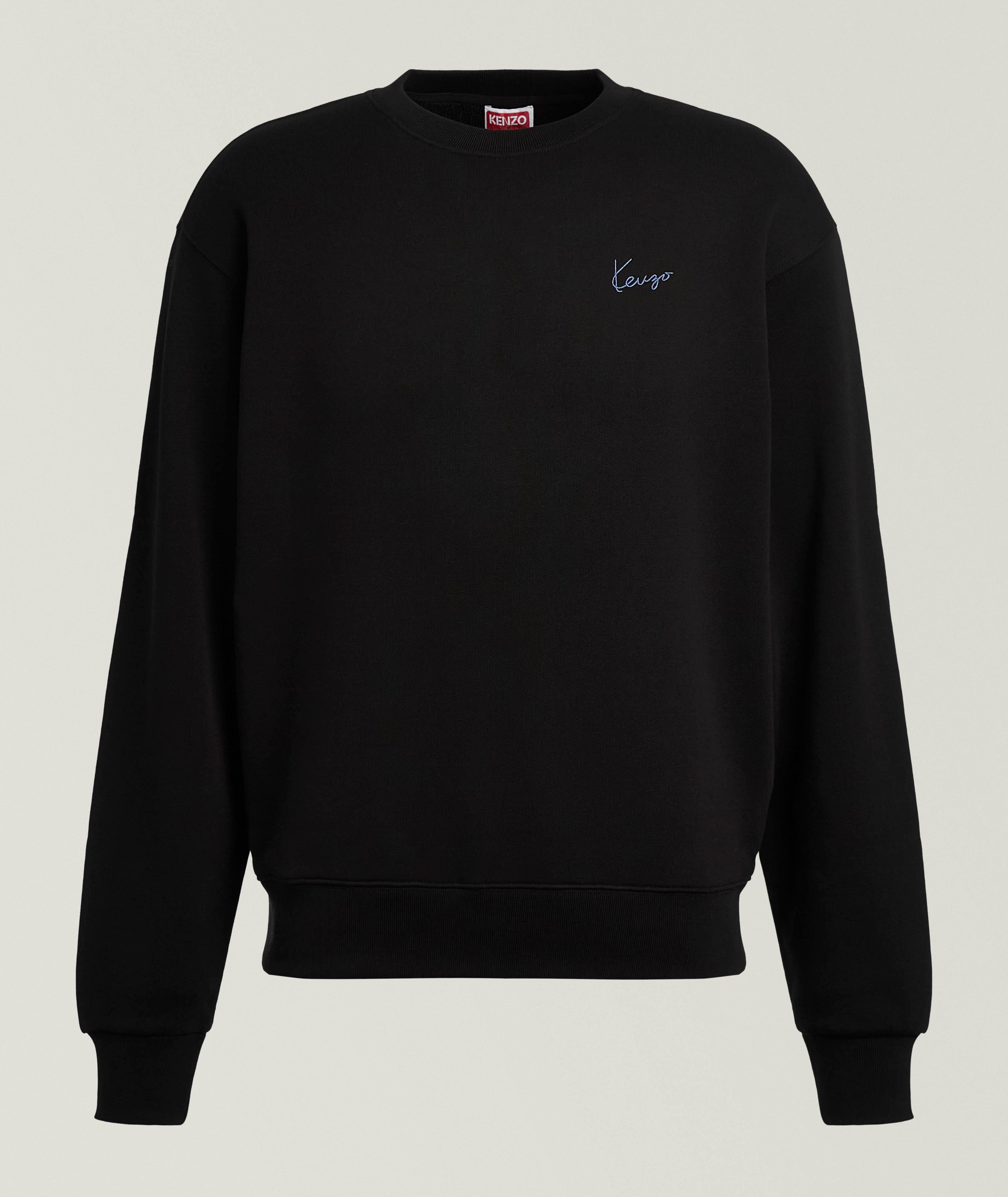 Kenzo Embroidered Signature Cotton Sweatshirt