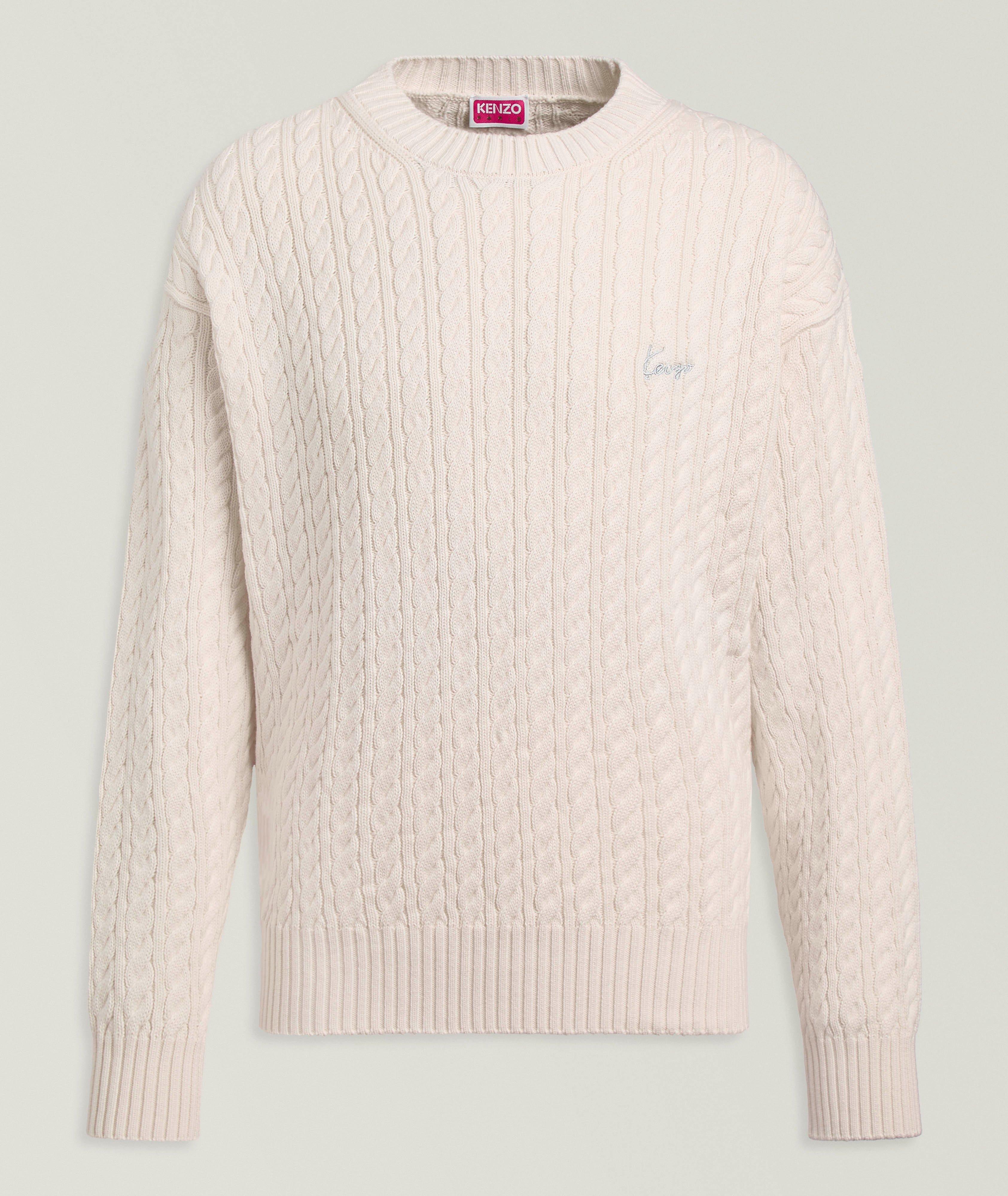 Pull tricot torsadé emblématique KENZO image 0