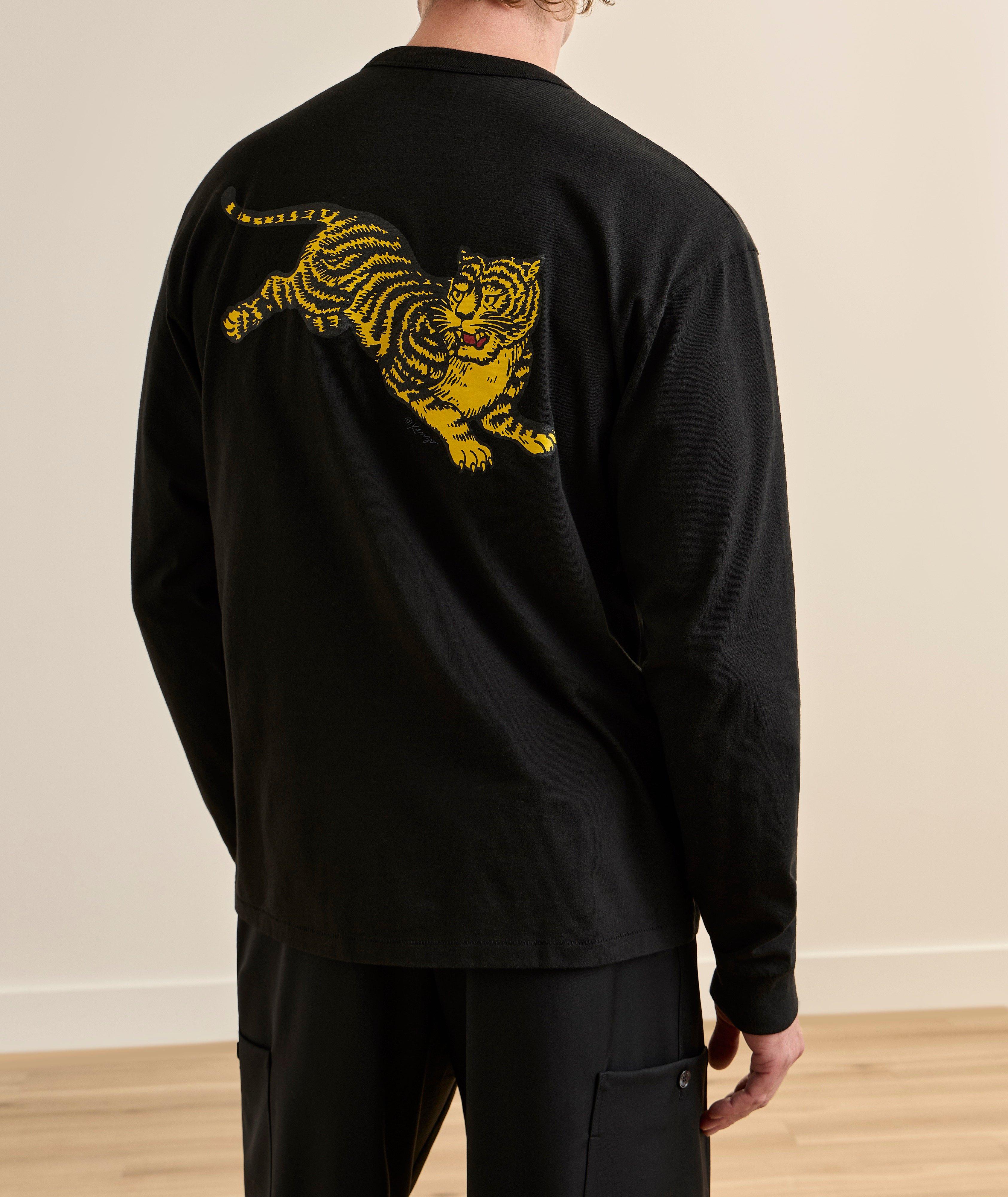 T-shirt manches-longues tigre bondissant KENZO image 3