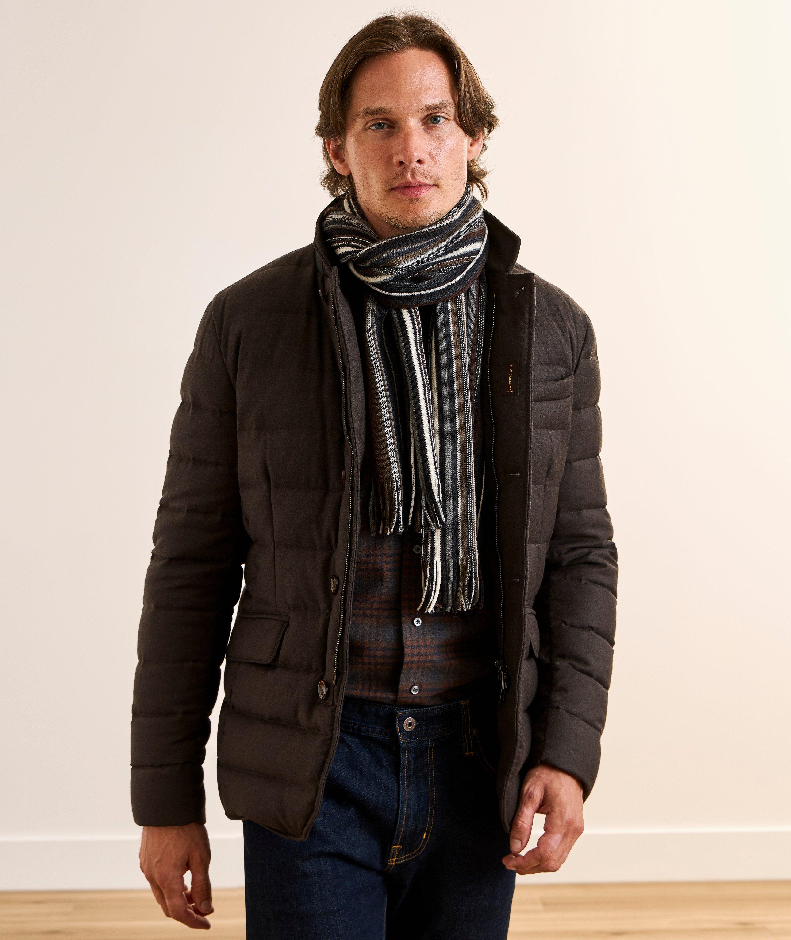 Stripe Virgin Wool Scarf image 1