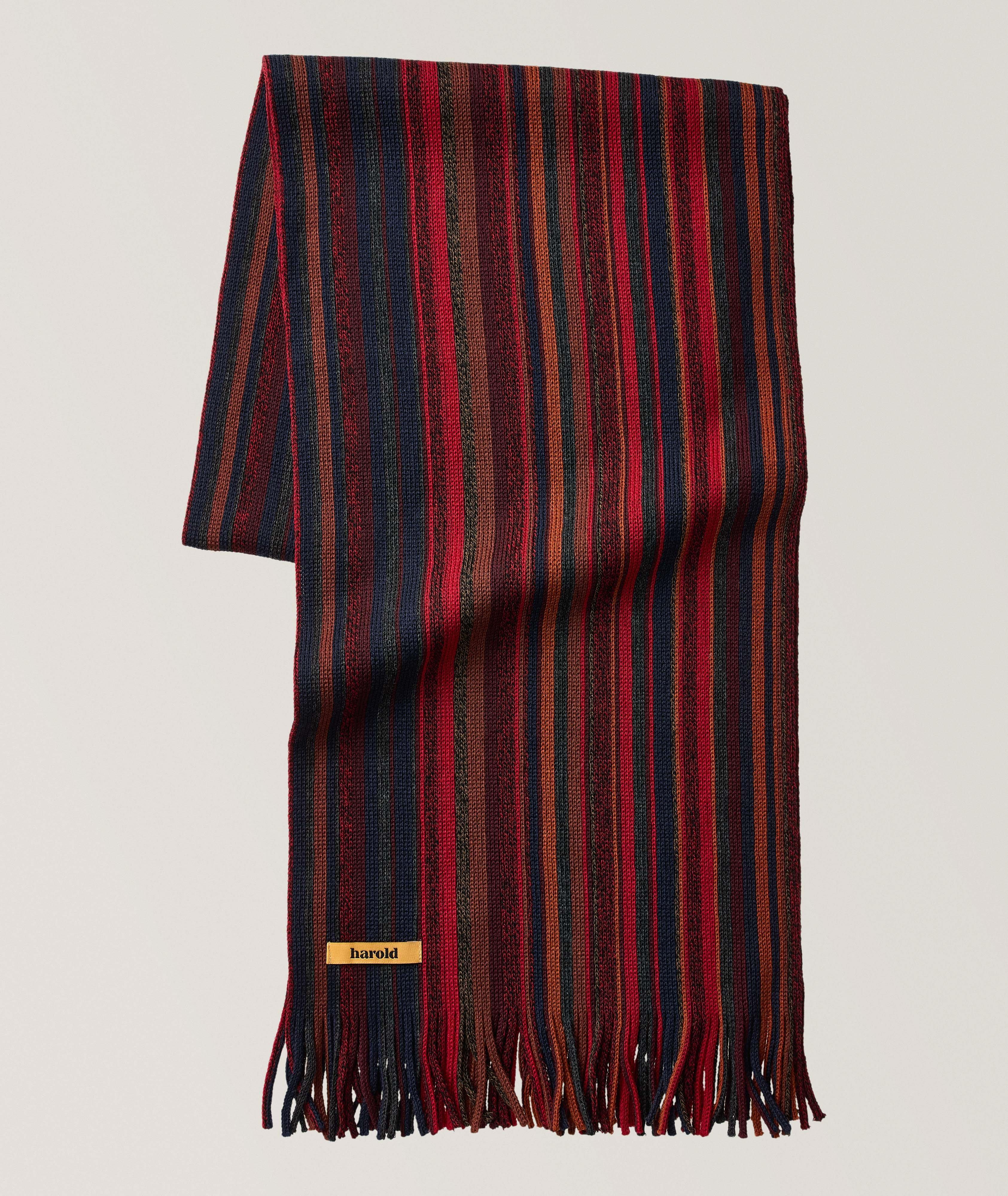 Stripe Virgin Wool Scarf image 0