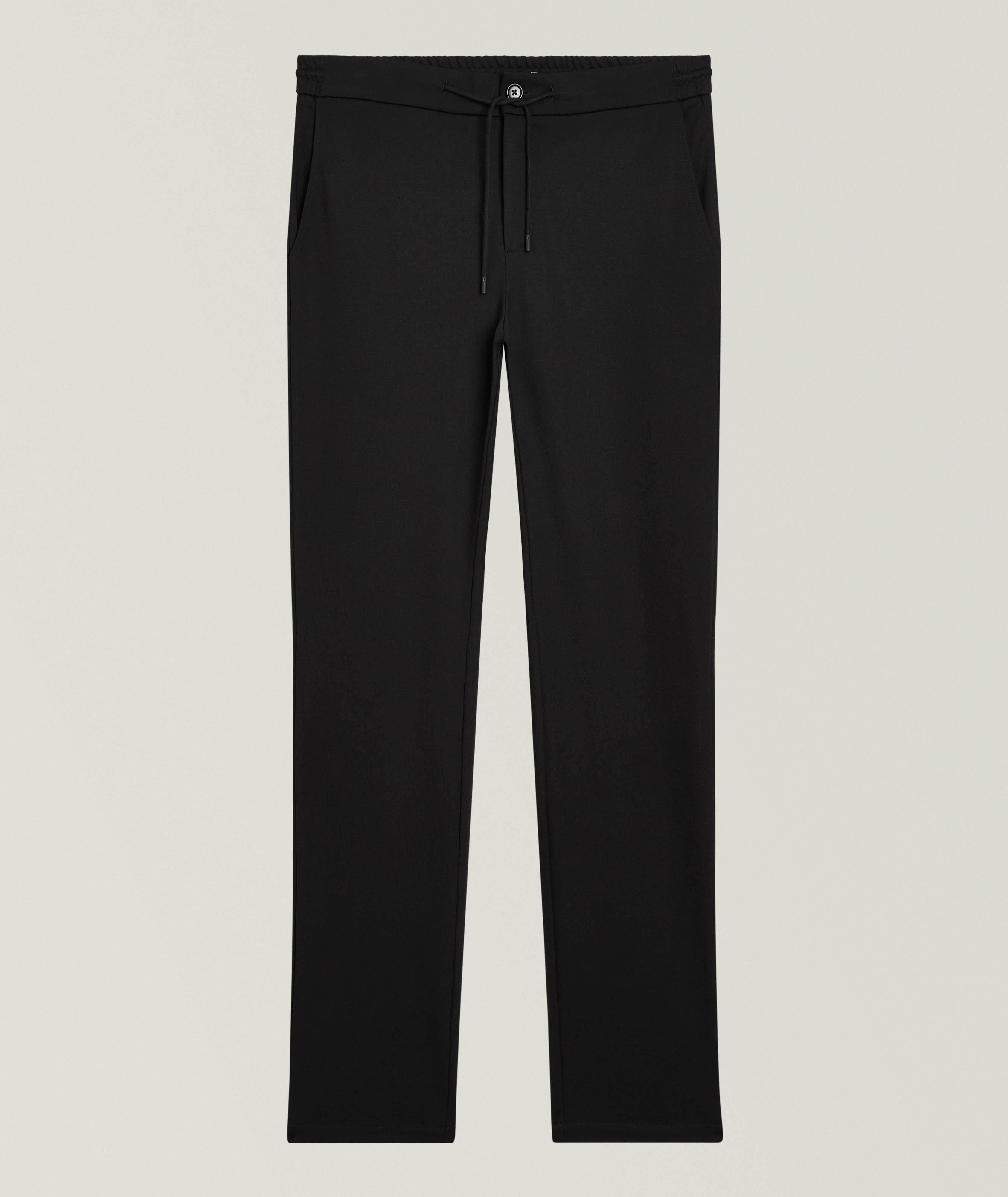 Patrick Assaraf Stretch Drawstring Track Pants