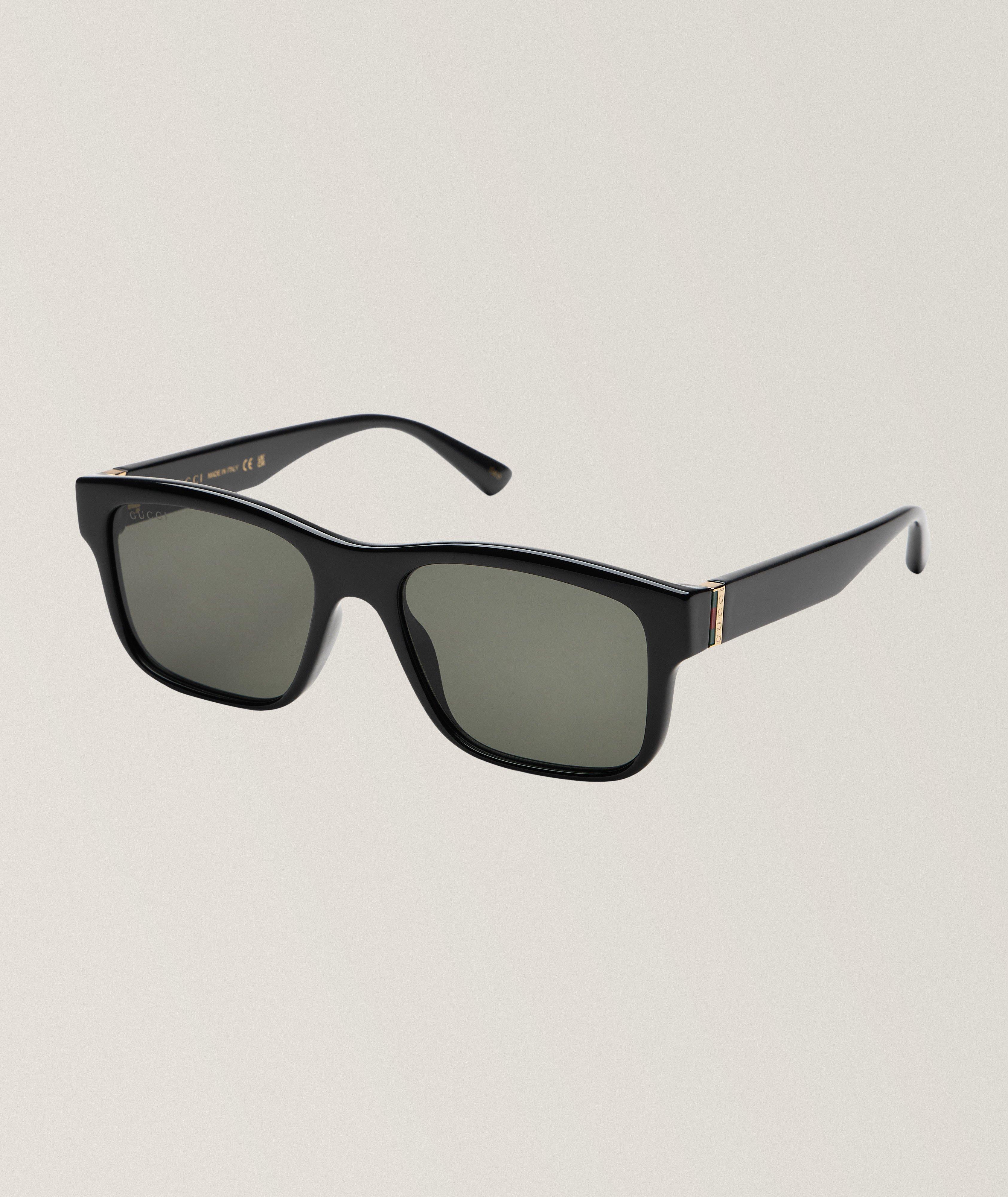 Gucci Logo Rectangle Sunglasses | Eyewear | Harry Rosen