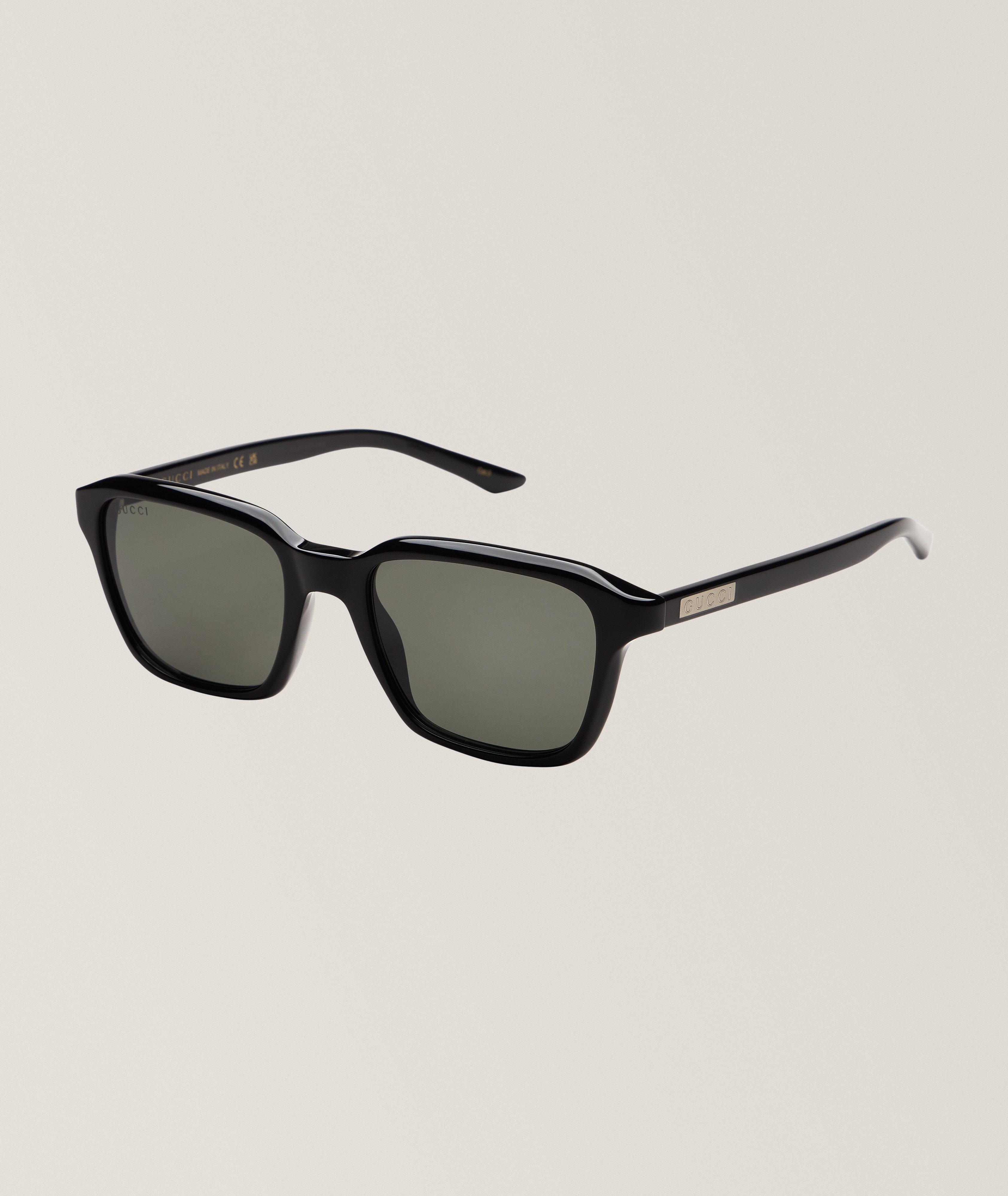 Gucci Logo Rectangle Sunglasses | Eyewear | Harry Rosen