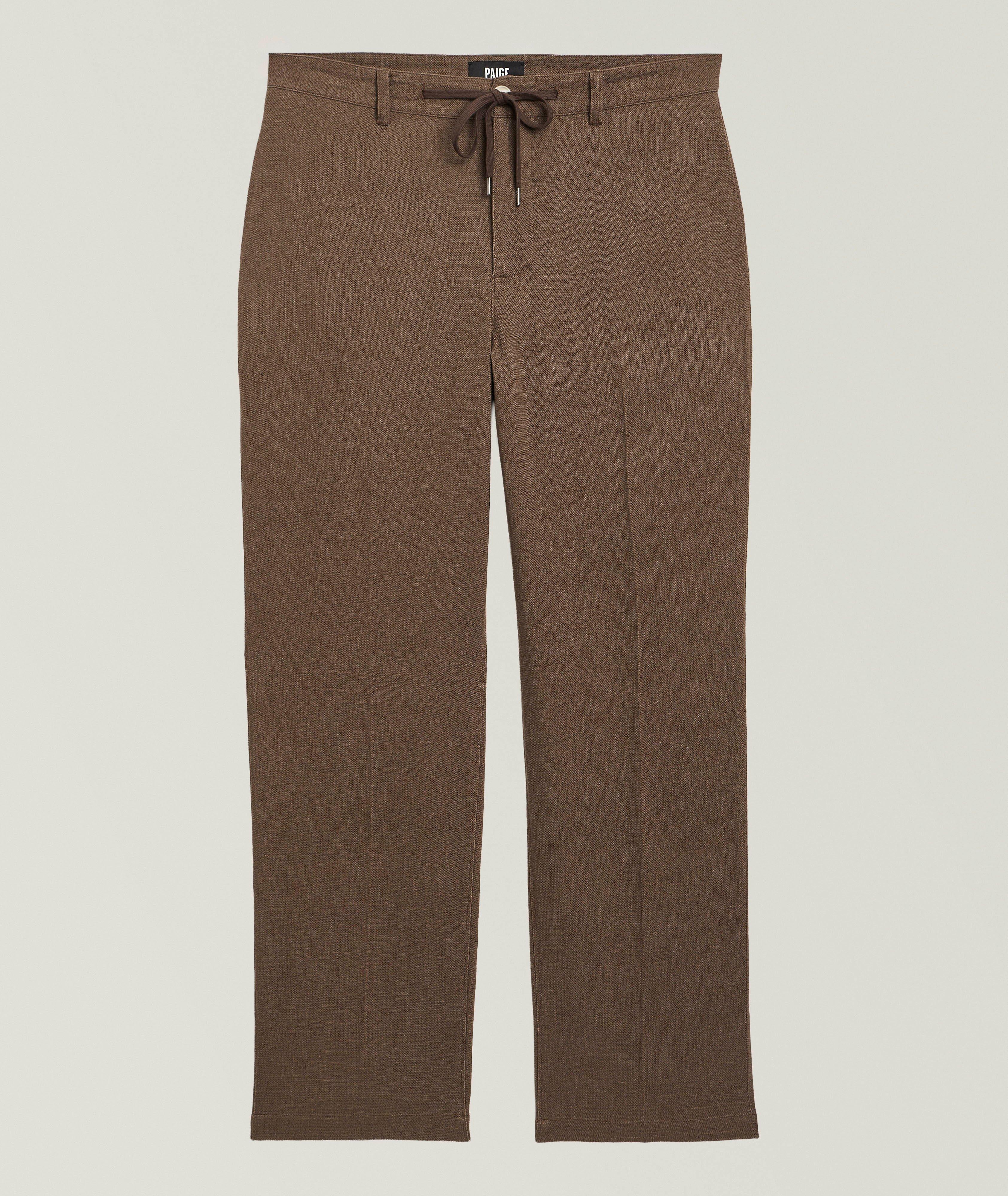 Tiano Viscose-Linen Drawstring Pants image 0