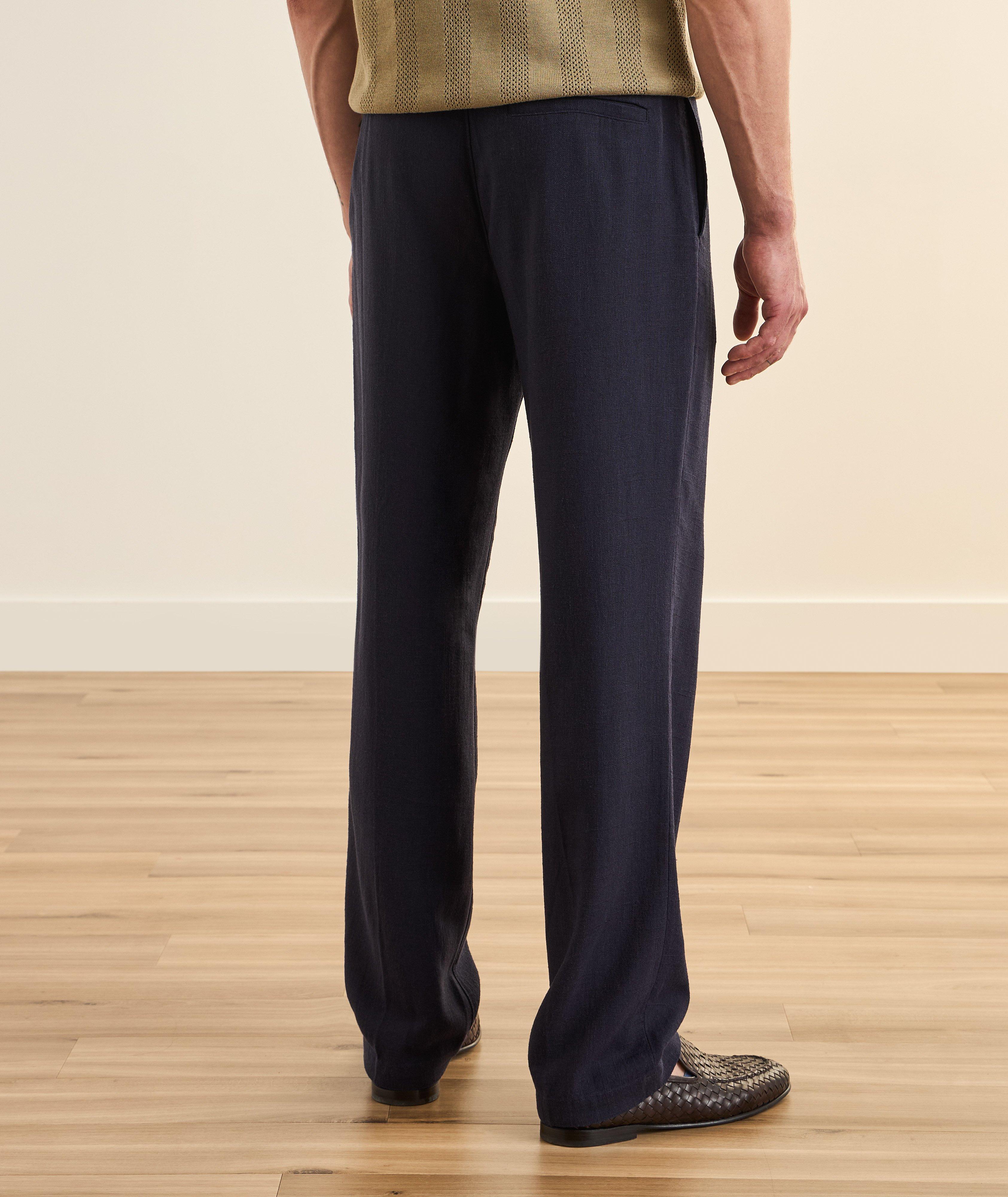 Tiano Viscose-Linen Drawstring Pants image 2
