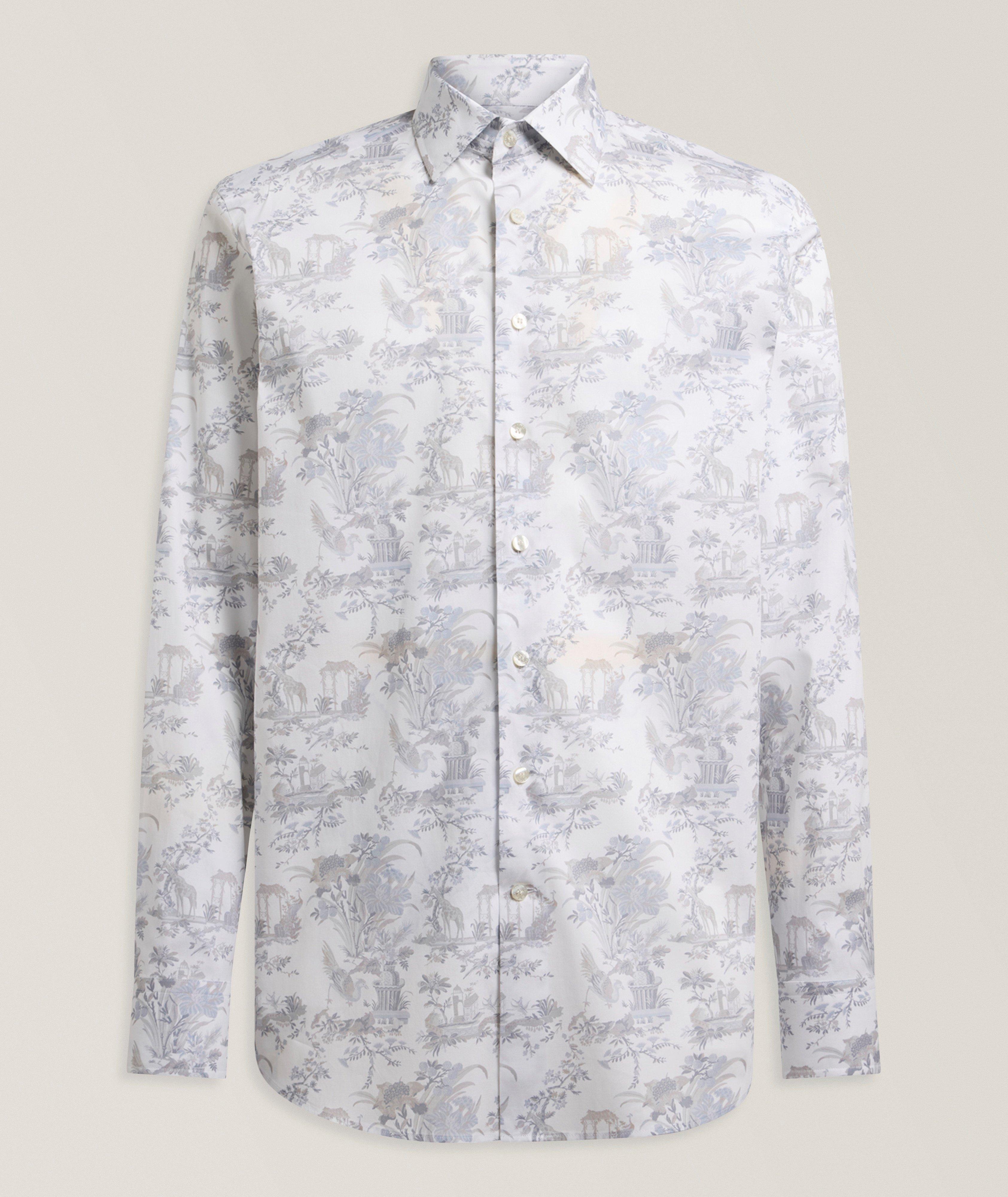 Garden Stretch-Cotton Shirt image 0