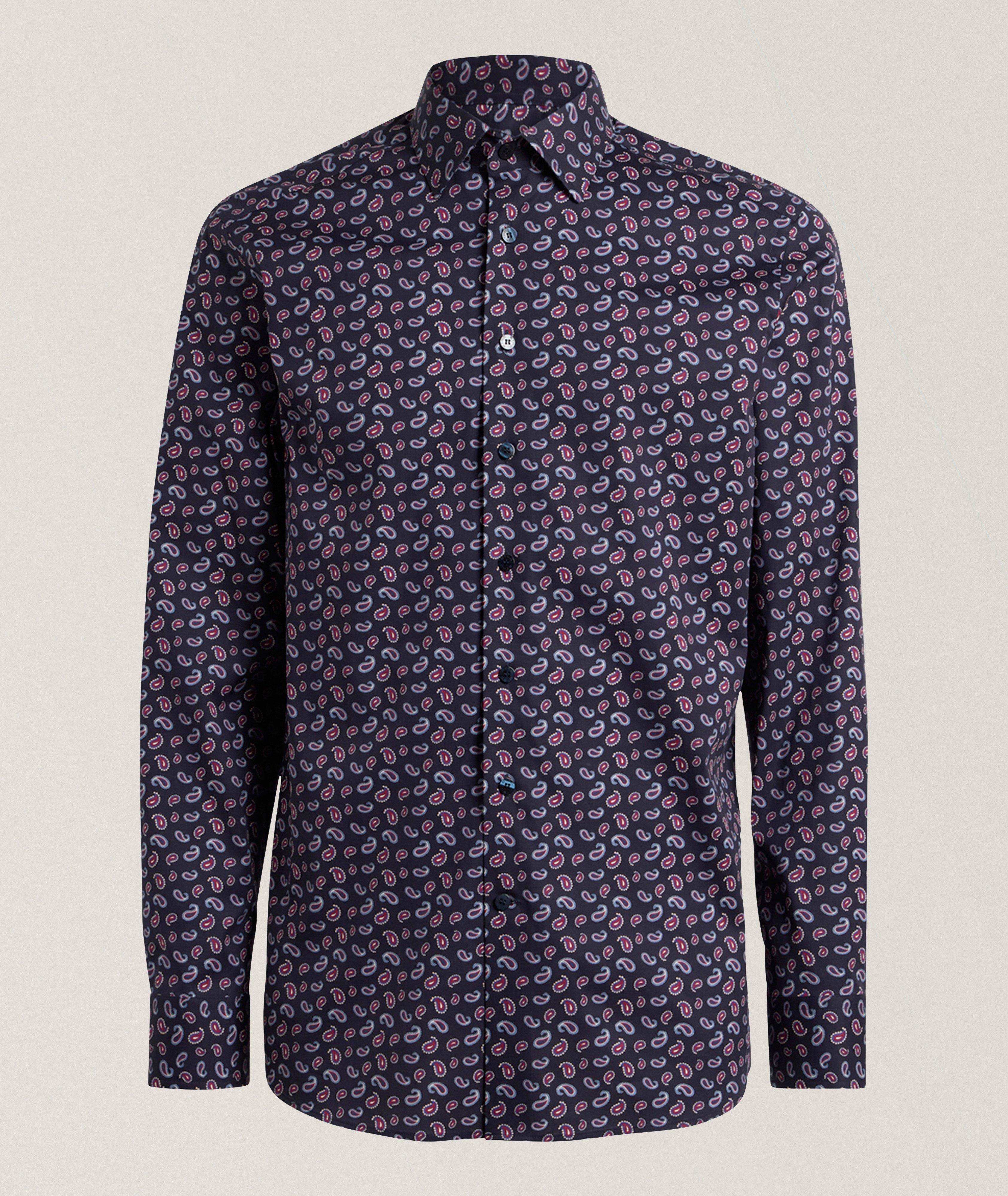 Etro Paisley Stretch-Cotton Shirt